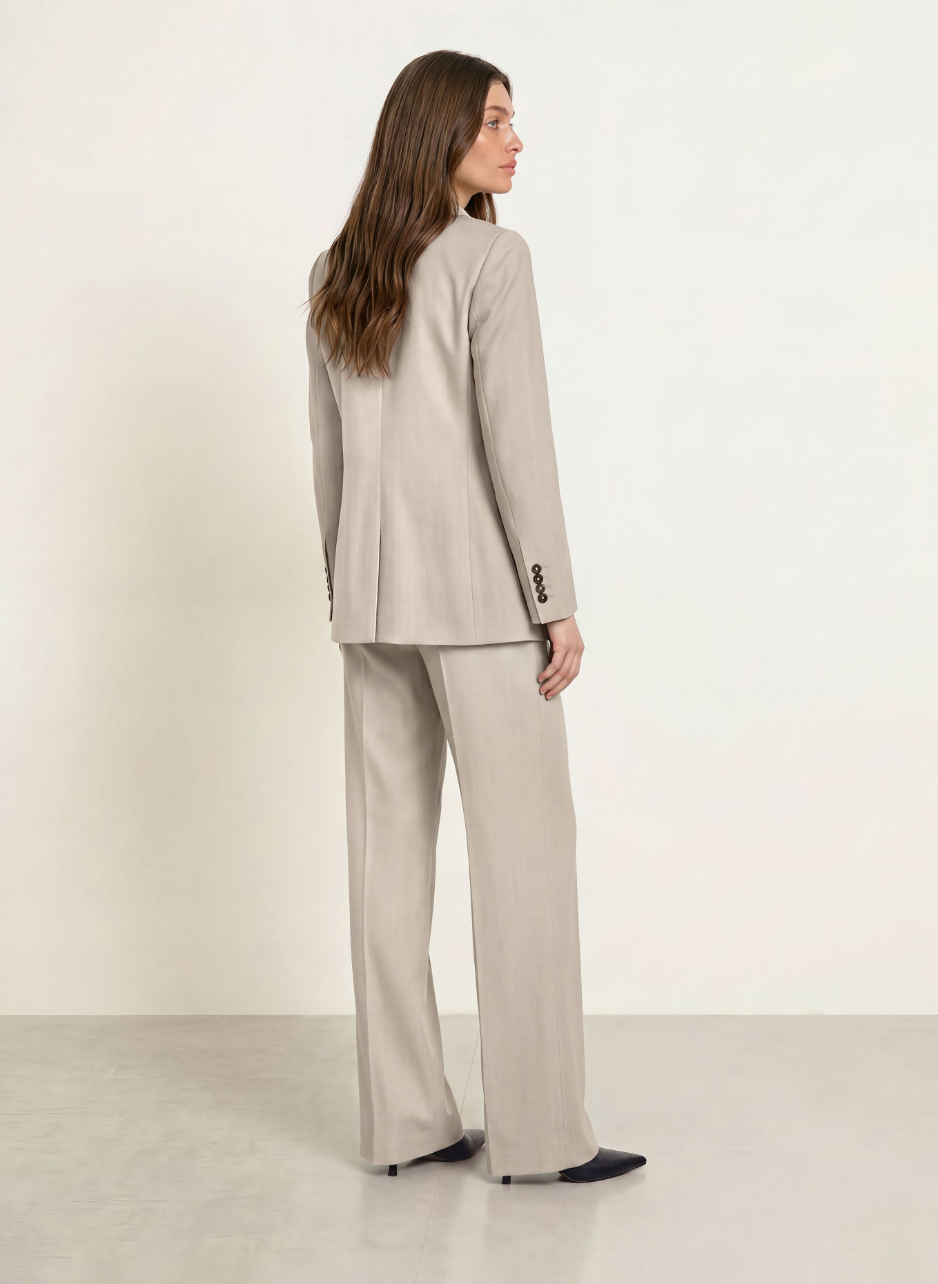Max Mara STUDIO Blazer EDITO i flanell: BEIGE