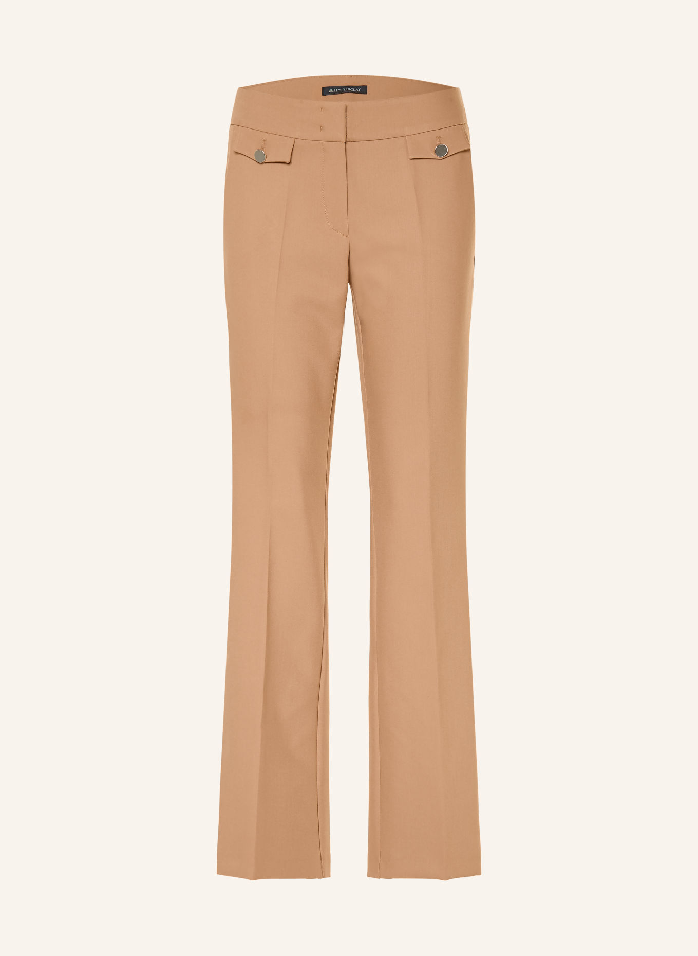 Betty Barclay Broek: CAMEL / ZILVER