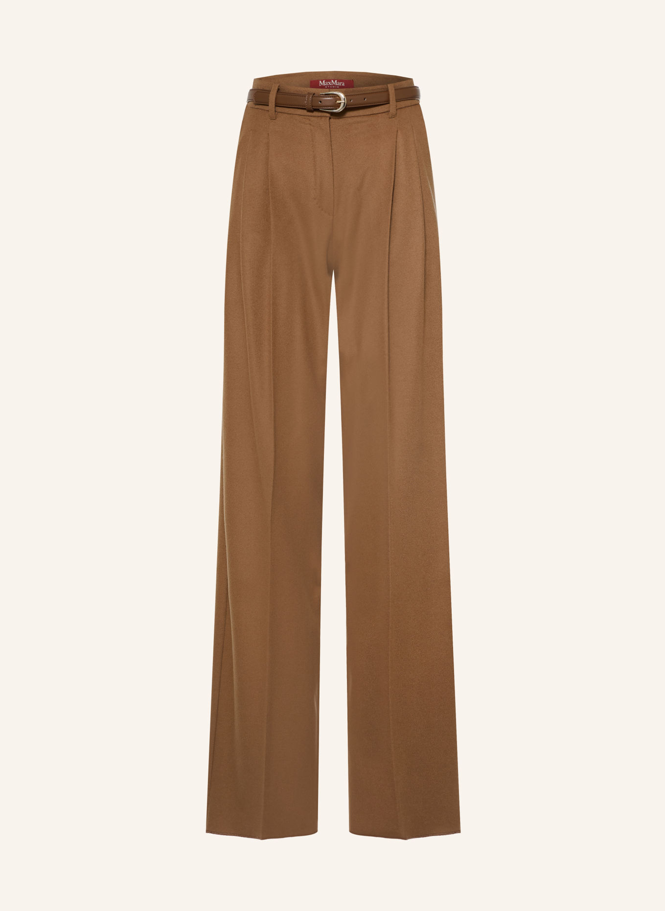 Max Mara STUDIO Marlene-broek COCCO: COGNAC