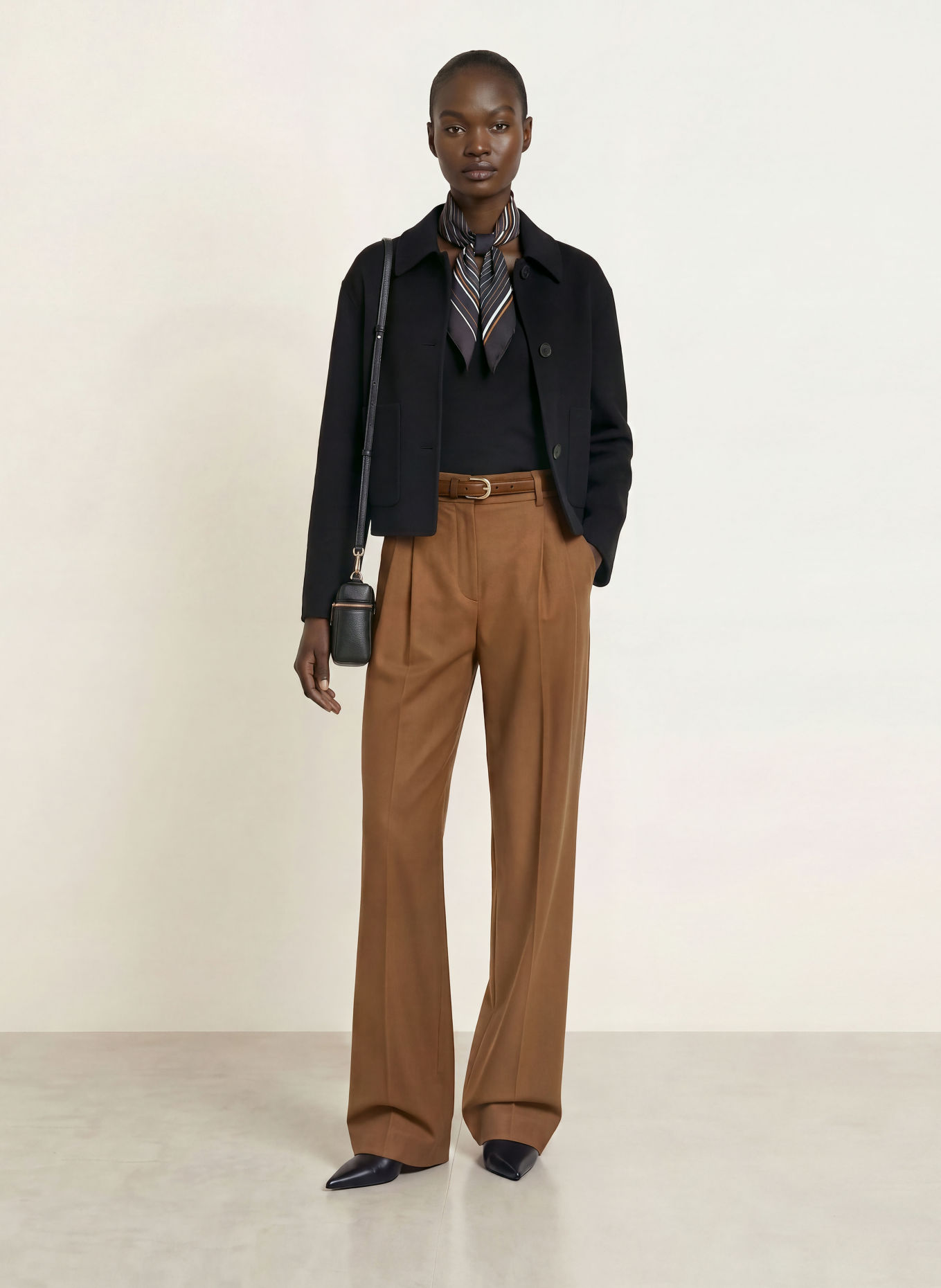 Max Mara STUDIO Marlene-broek COCCO: COGNAC