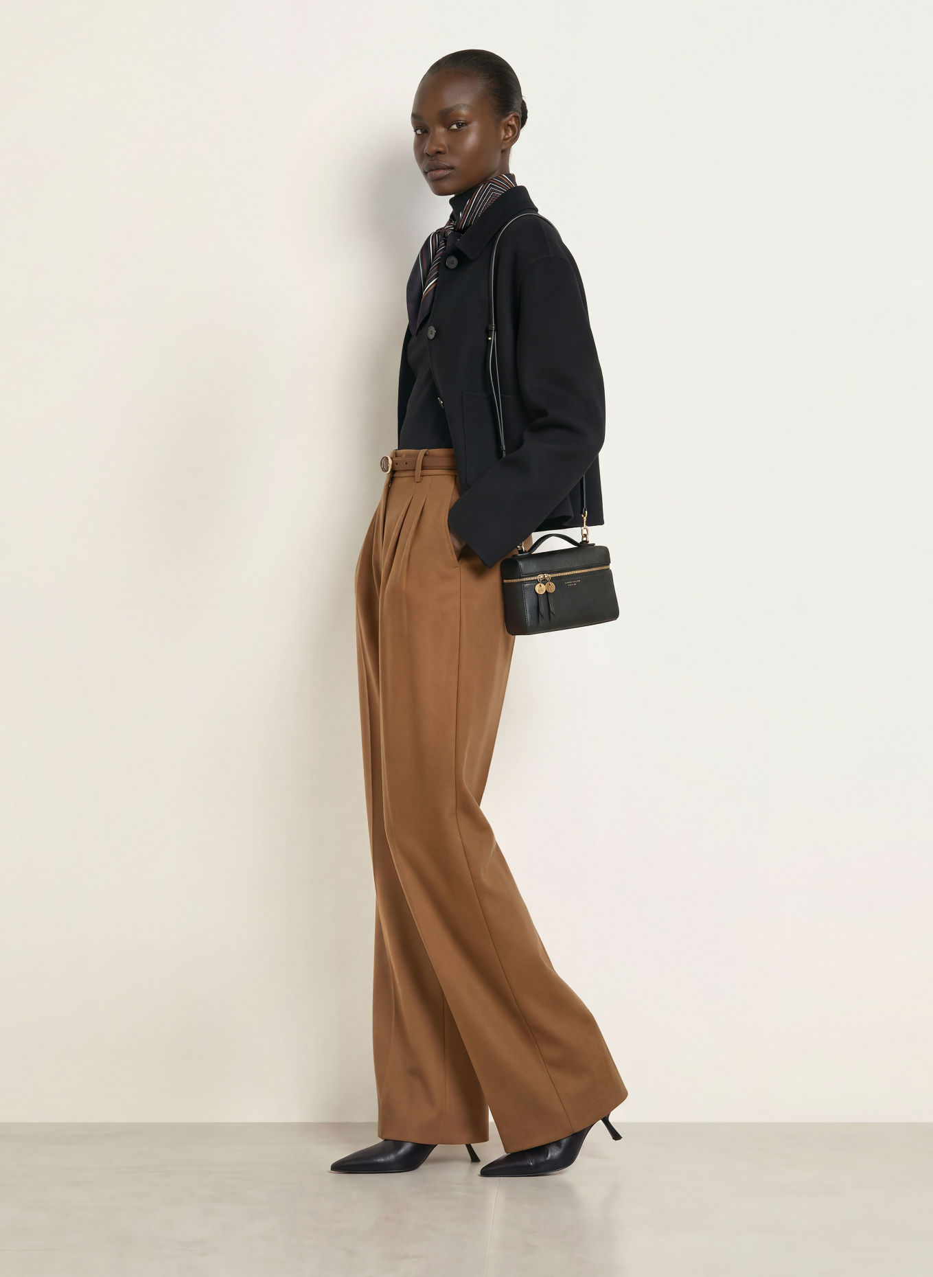 Max Mara STUDIO Marlene-broek COCCO: COGNAC