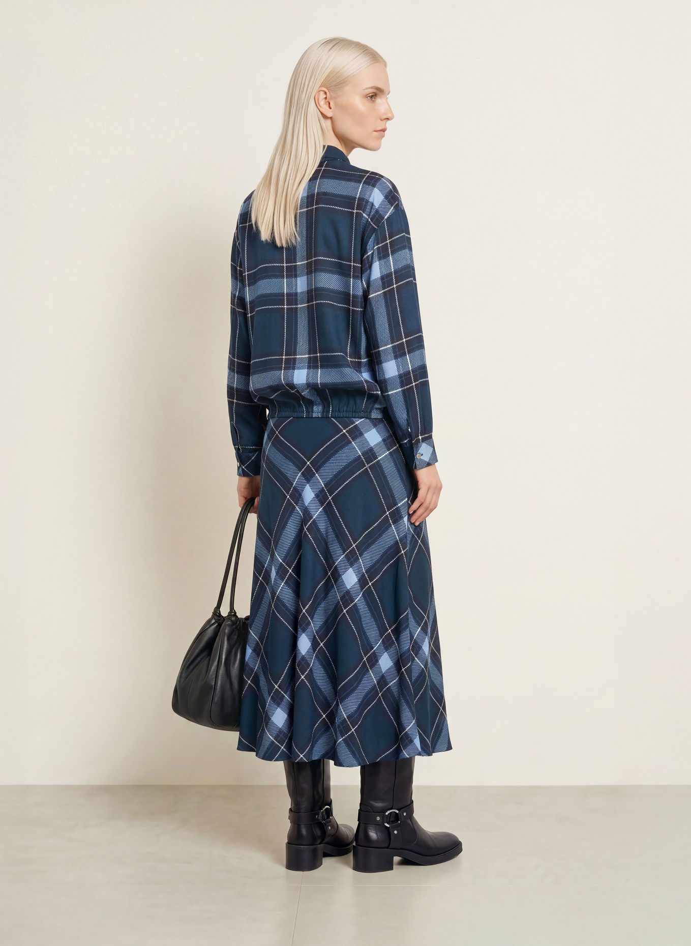 Emily VAN DEN BERGH Blusenshirt: DUNKELBLAU / HELLBLAU / WEISS