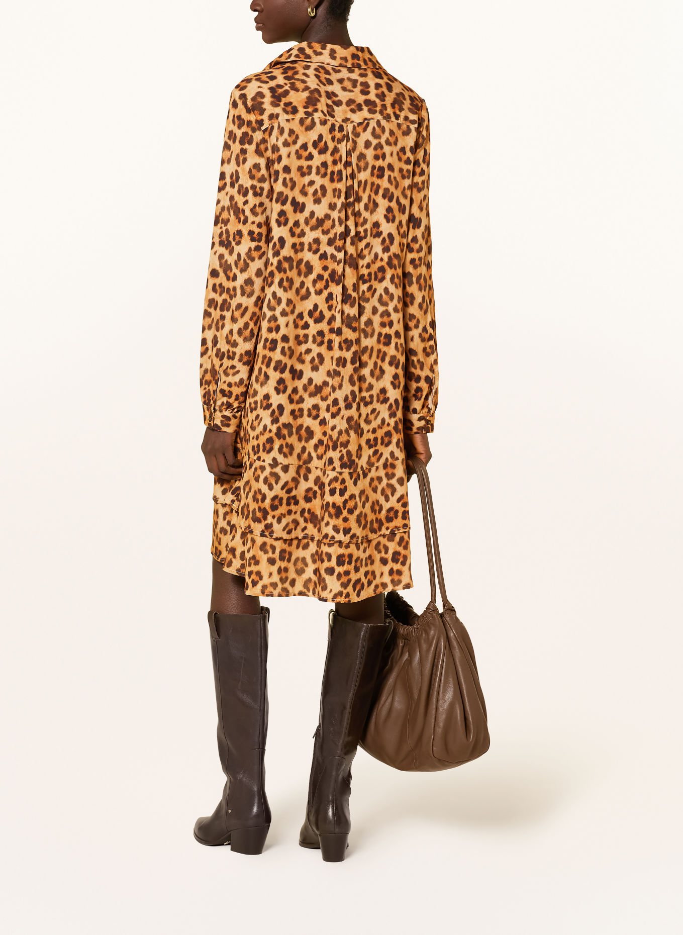 Emily VAN DEN BERGH Robe: ORANGE FONCÉ / CHAMEAU / MARRON FONCÉ