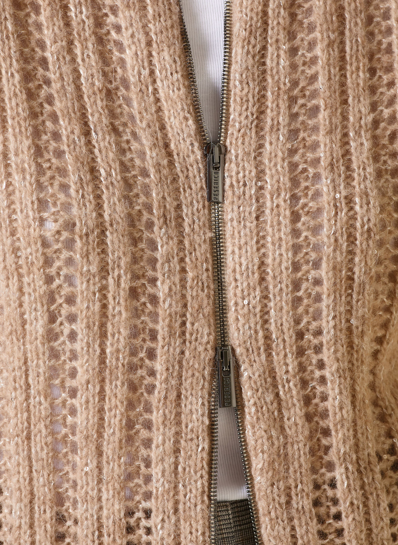 PESERICO Strickjacke: BEIGE
