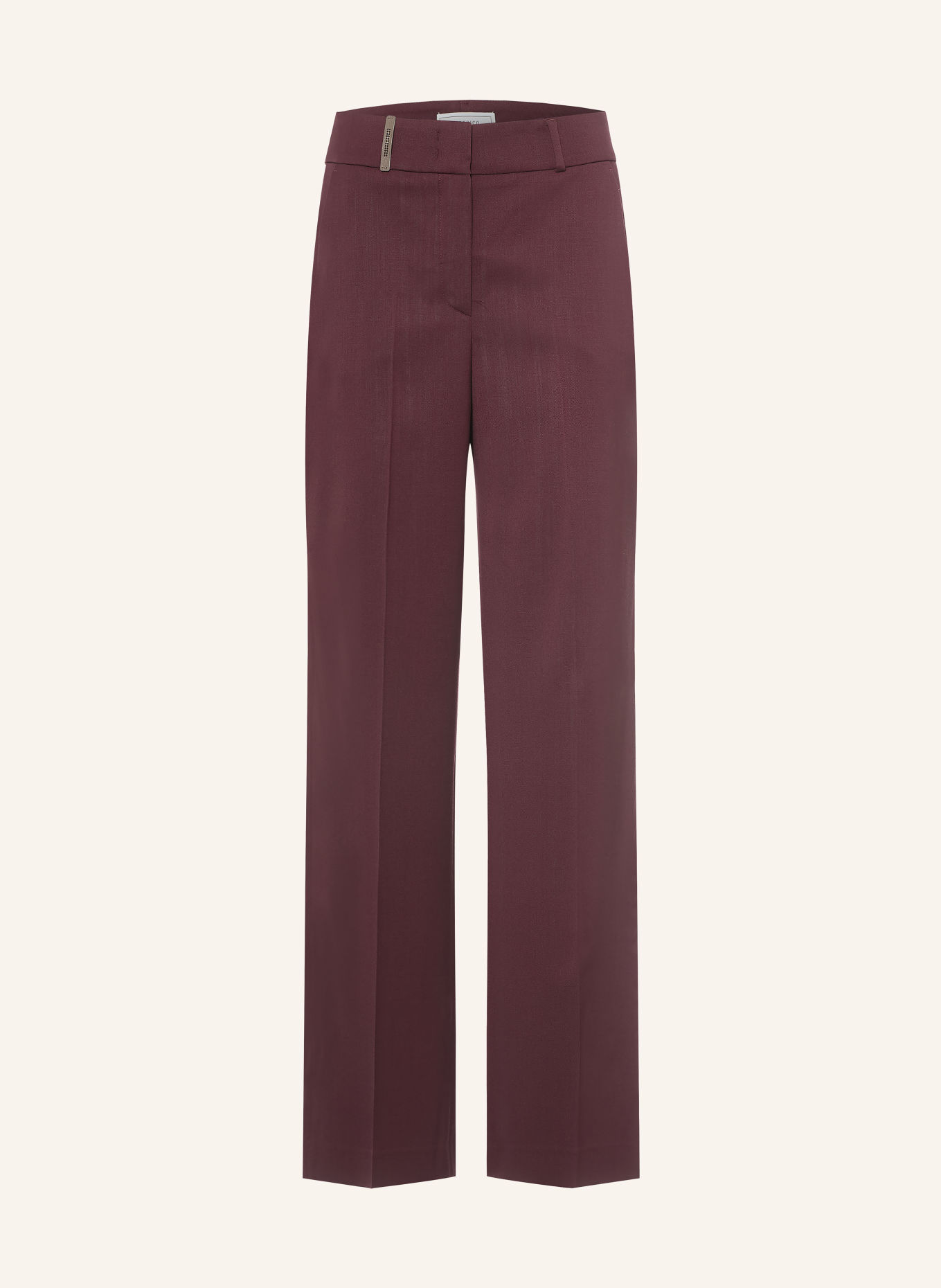 PESERICO Marlene-broek: DONKERROOD