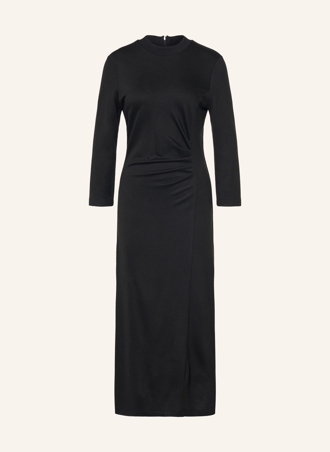 PESERICO Jerseykleid mit 3/4-Arm: SCHWARZ