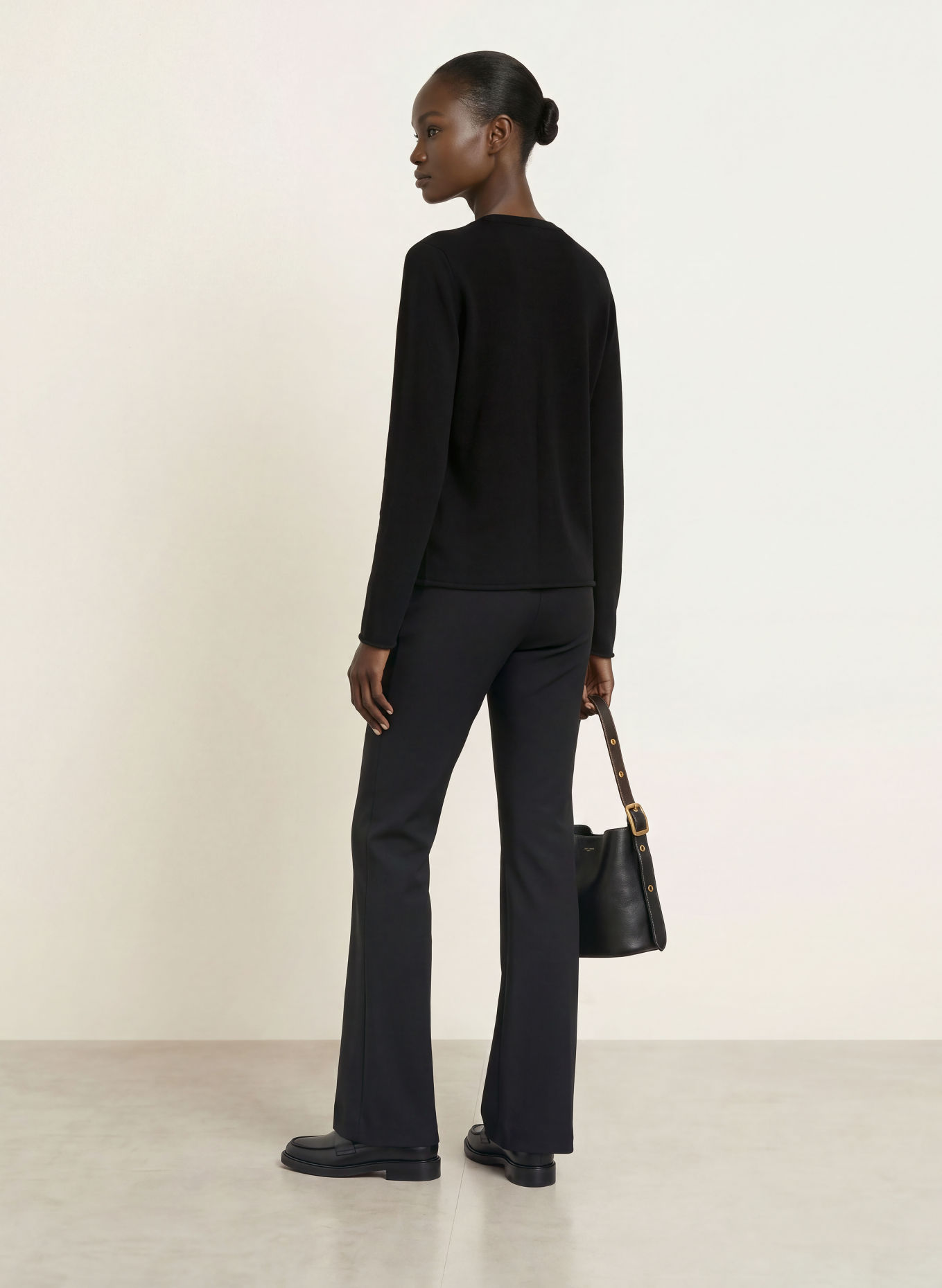 (THE MERCER) N.Y. Strickjacke aus Cashmere: SCHWARZ