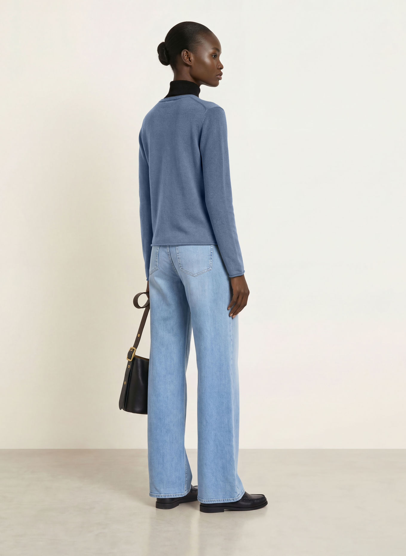 (THE MERCER) N.Y. Strickjacke aus Cashmere: BLAUGRAU