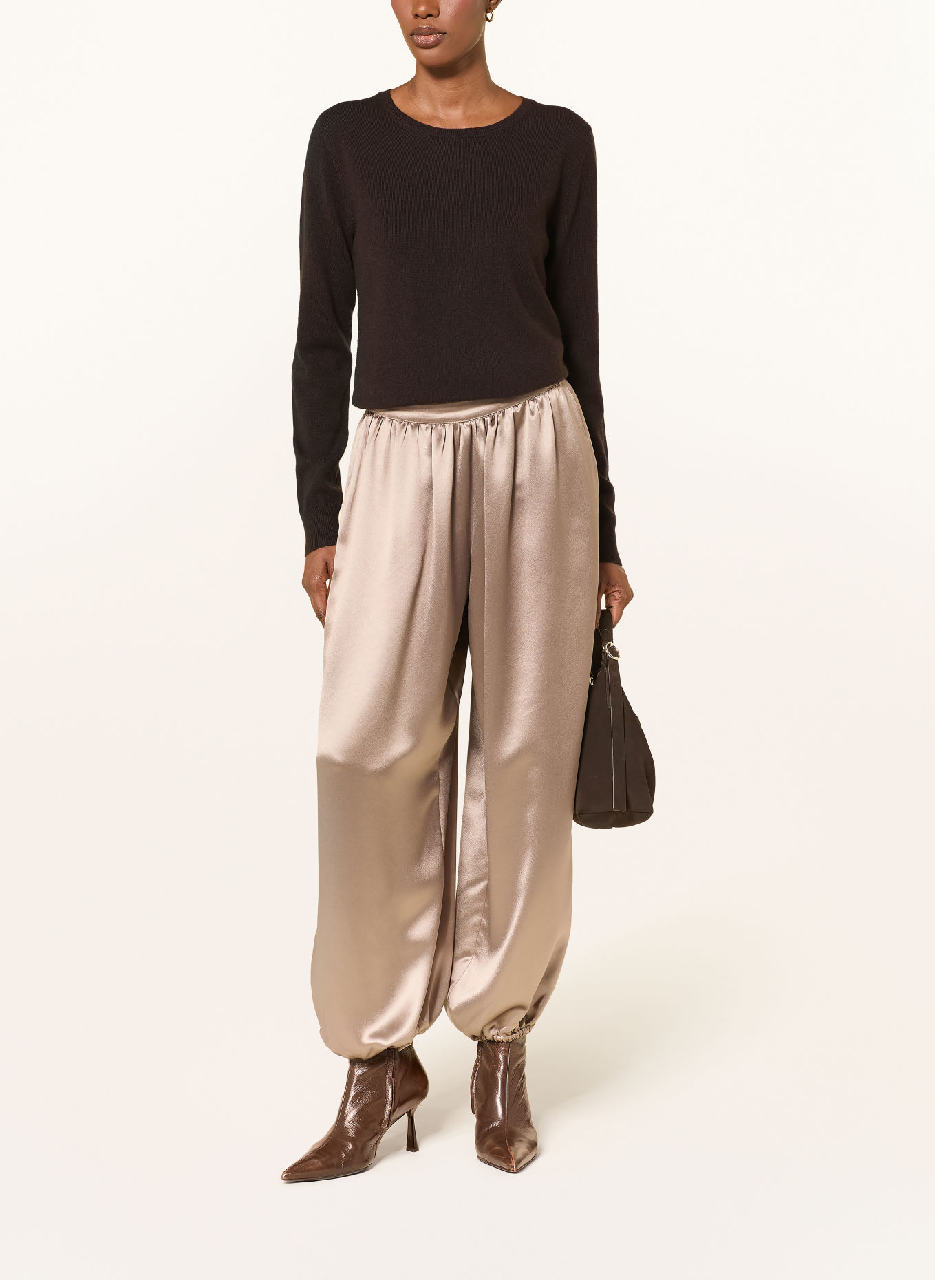 (THE MERCER) N.Y. Cashmere Sweater: DARK BROWN