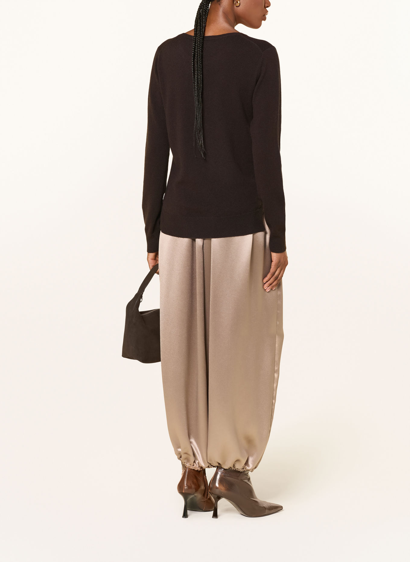 (THE MERCER) N.Y. Cashmere Sweater: DARK BROWN