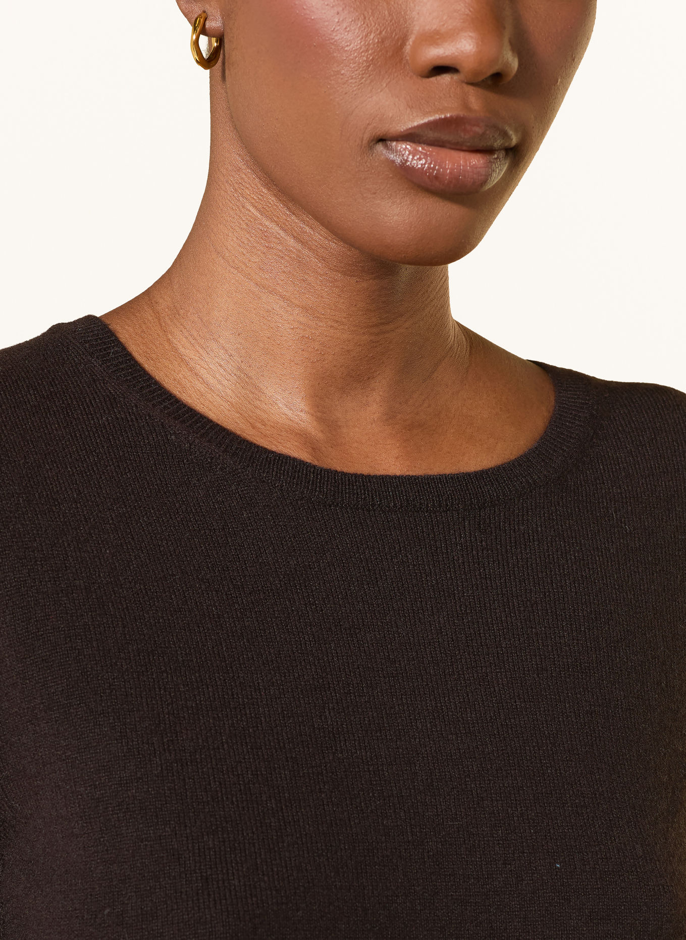 (THE MERCER) N.Y. Cashmere Sweater: DARK BROWN