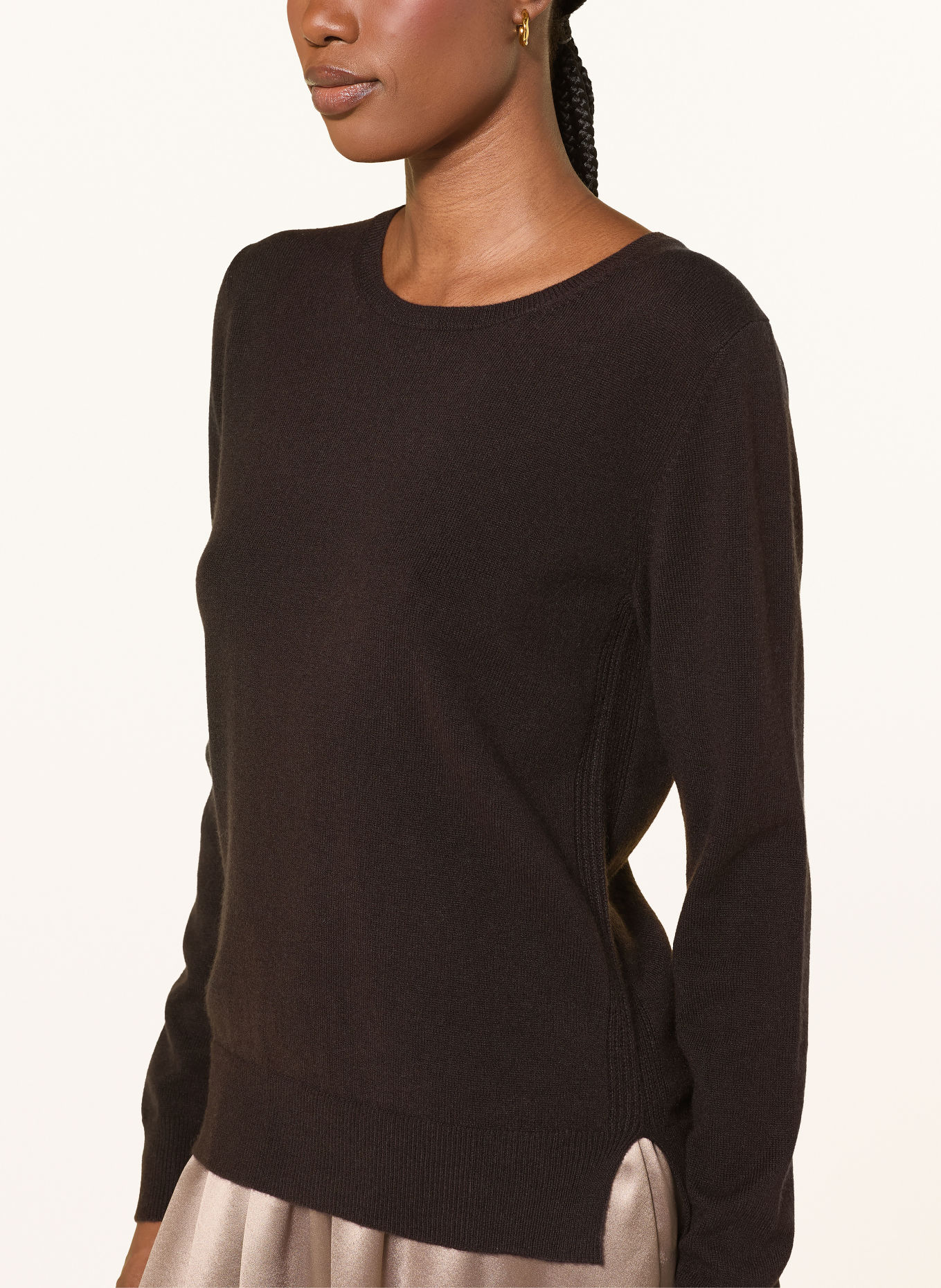 (THE MERCER) N.Y. Cashmere Sweater: DARK BROWN