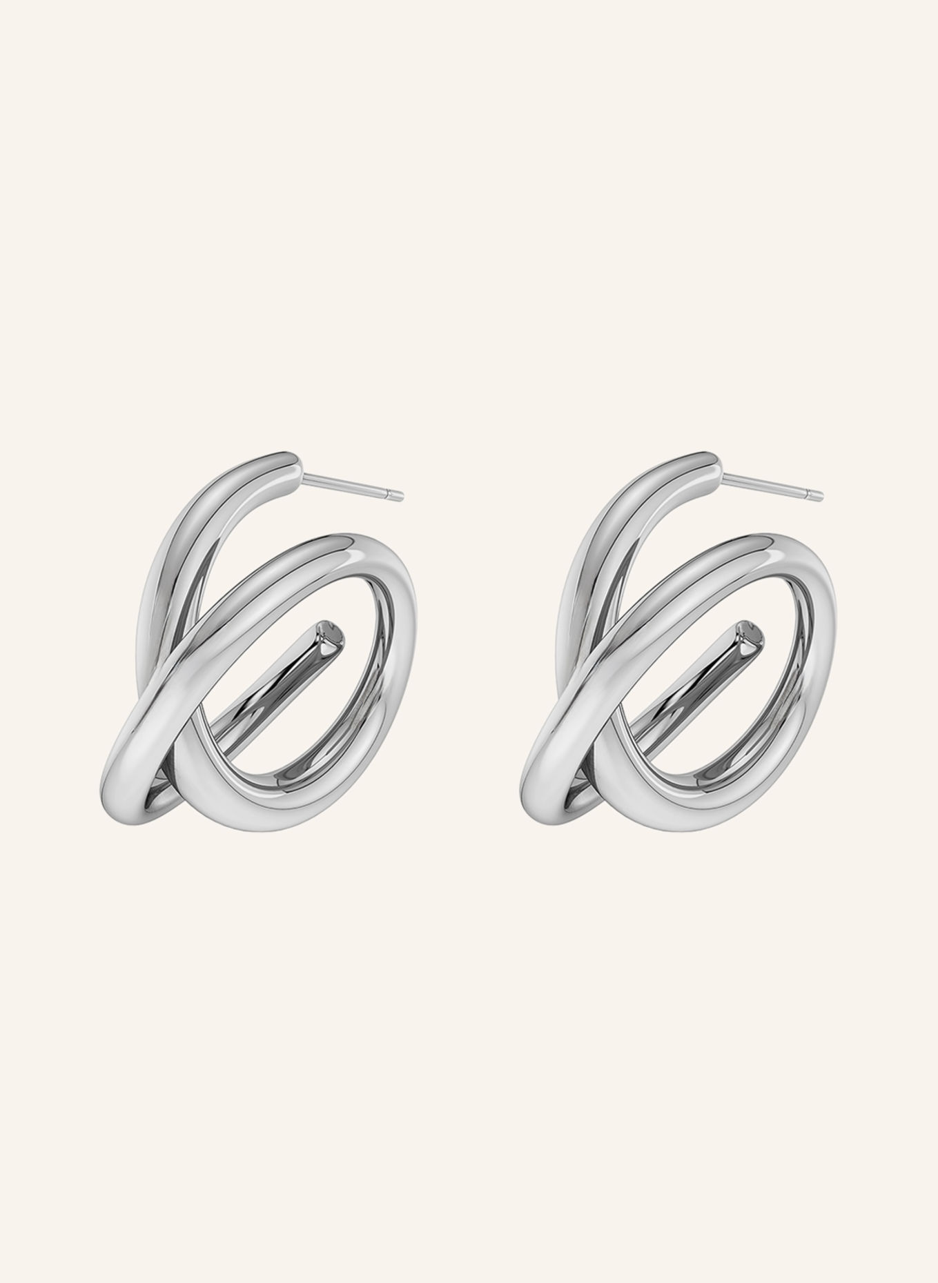 EDBLAD Hoop earrings NEW: SILVER