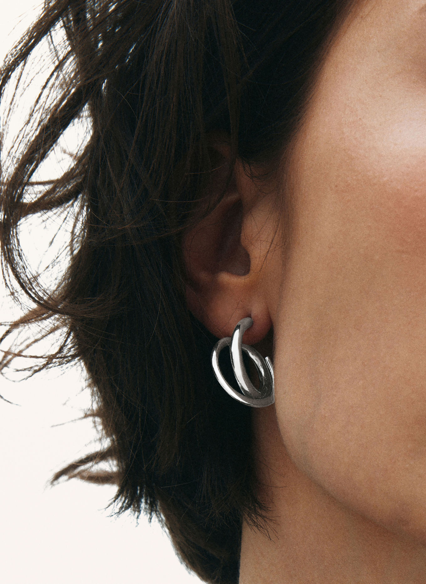 EDBLAD Hoop earrings NEW: SILVER