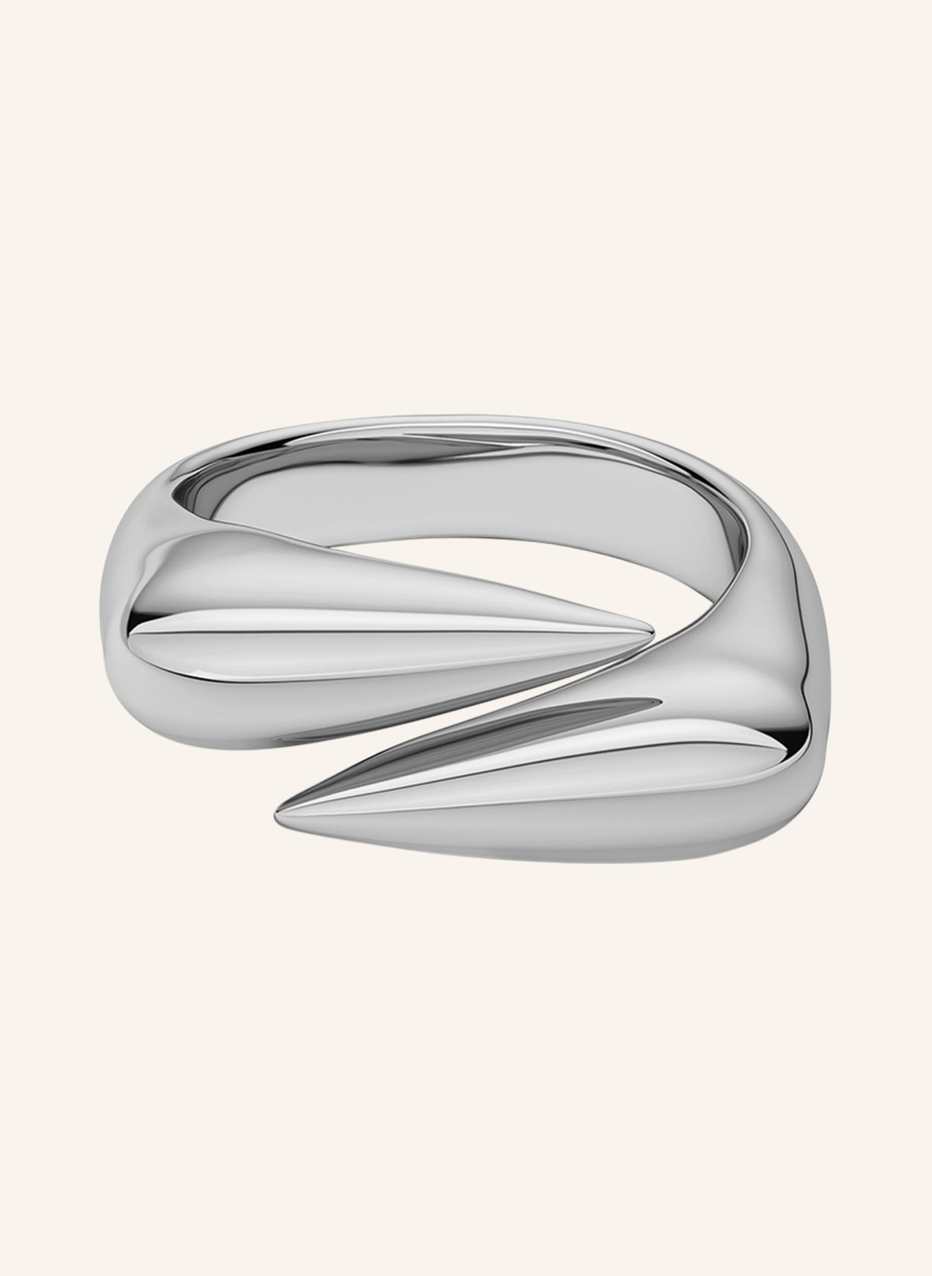 EDBLAD Ring PEAK SPIKE: SILBER