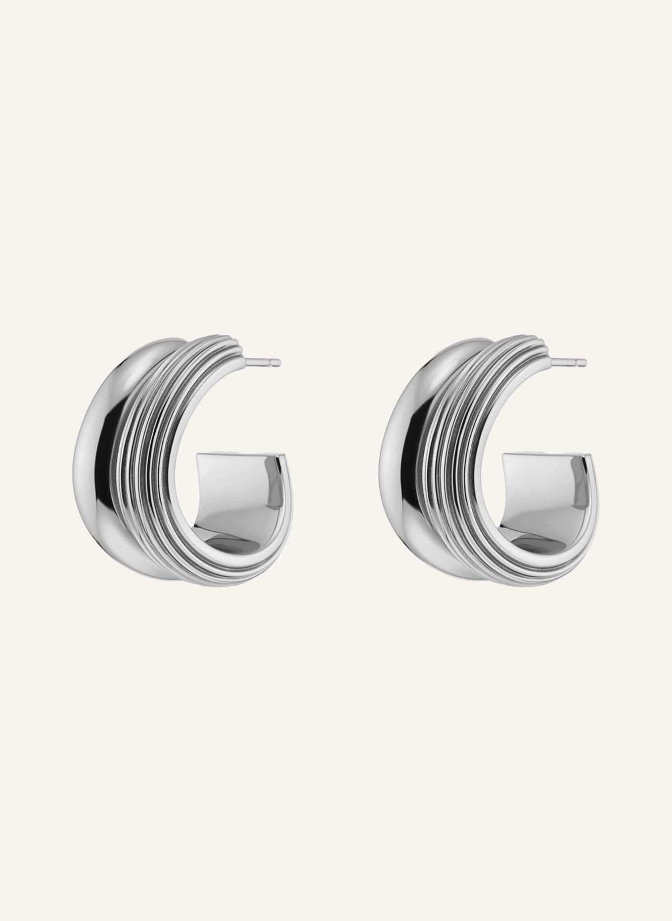 EDBLAD WILDERN Hoop earrings: SILVER