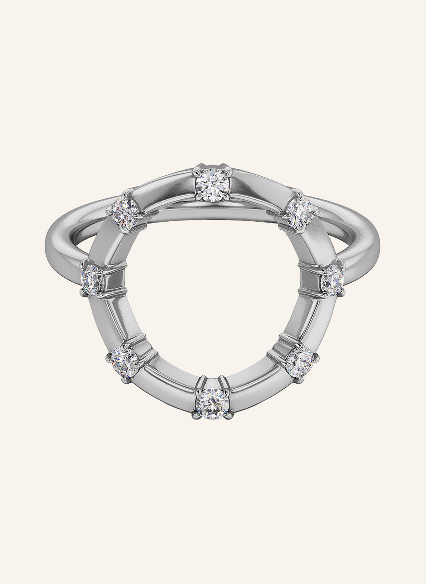 EDBLAD CELESTE Ring: SILVER / WHITE