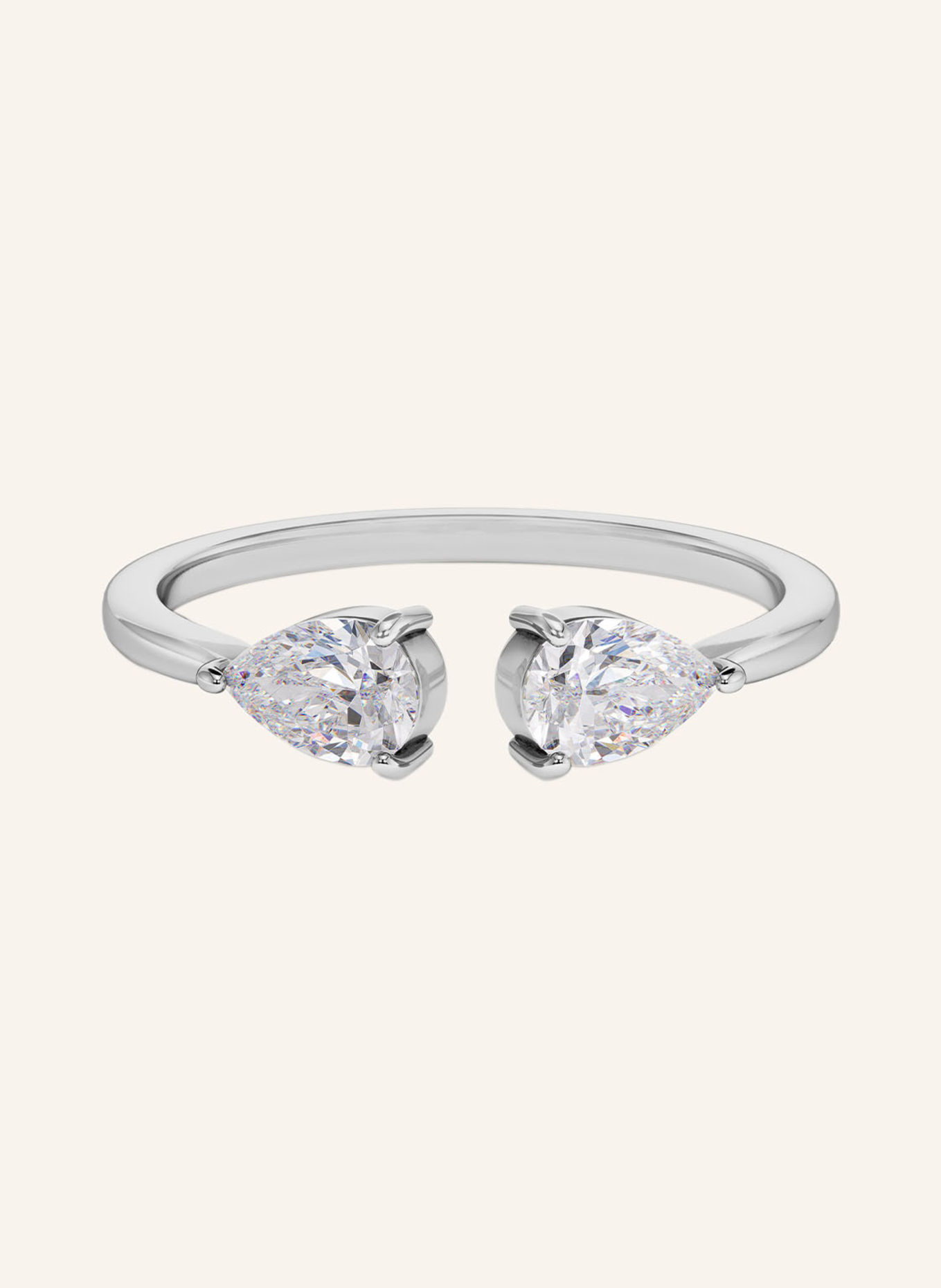 EDBLAD ARROW Ring: SILVER / WHITE