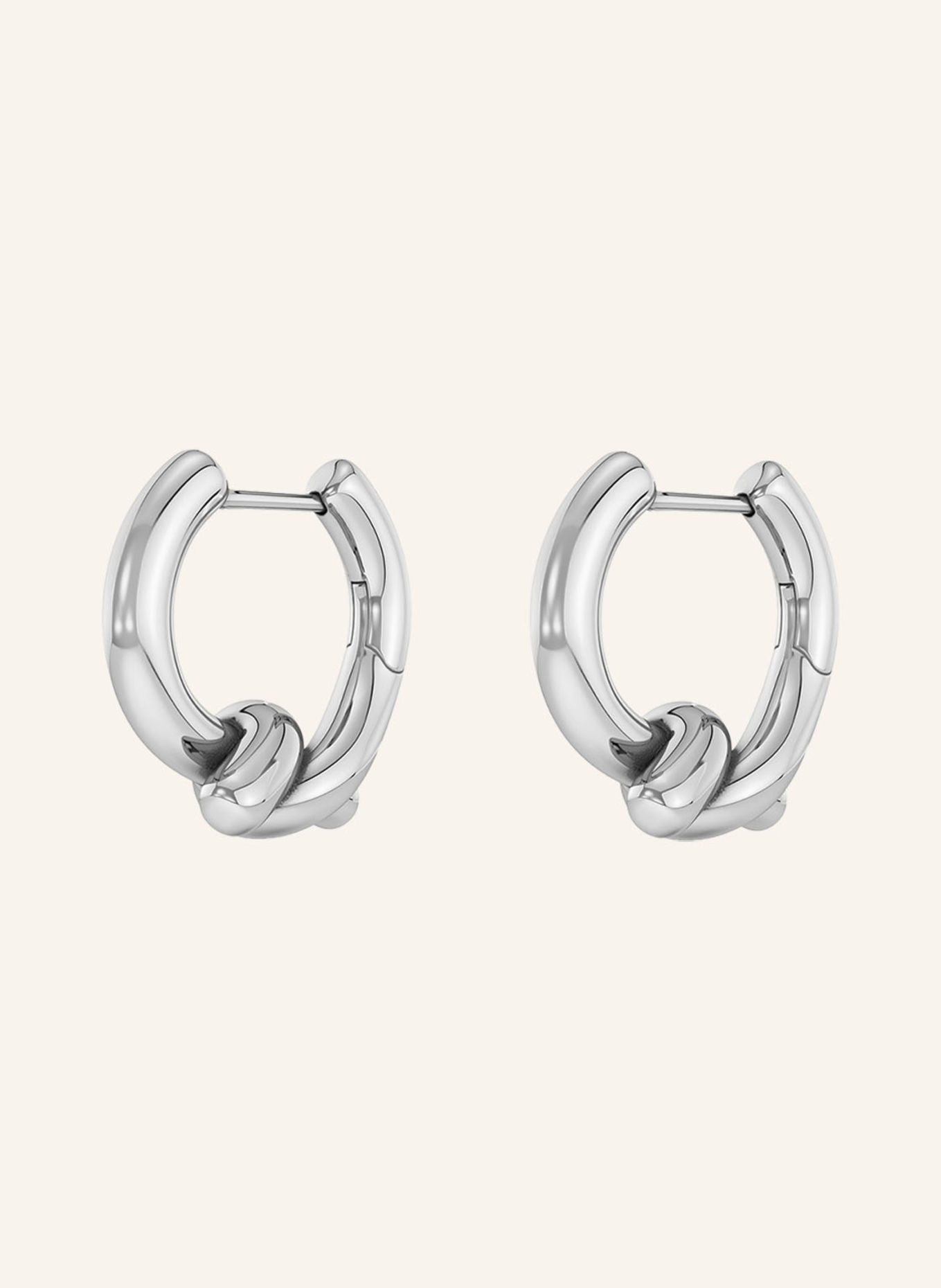 EDBLAD NOVEL Hoop earrings: SILVER