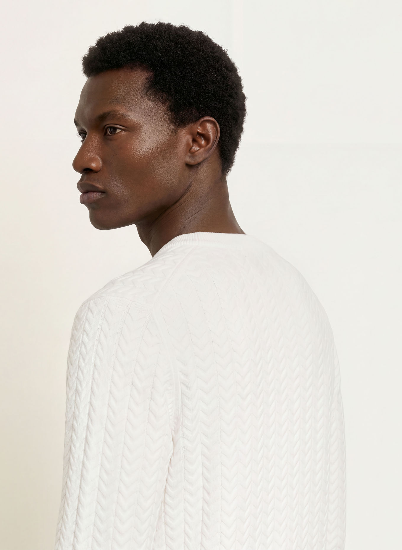 HUGO Pullover SIMOND: WEISS