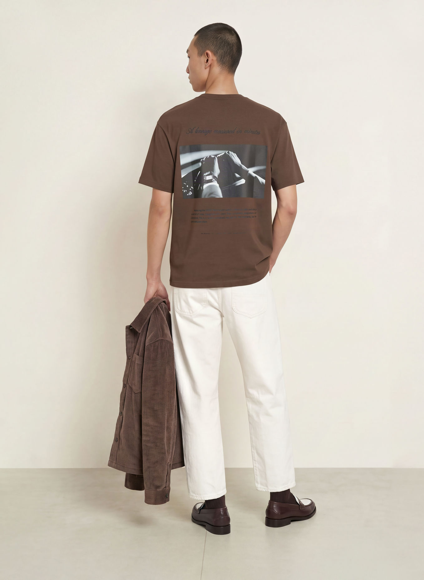 HUGO T-shirt DEVROLO: BRUIN
