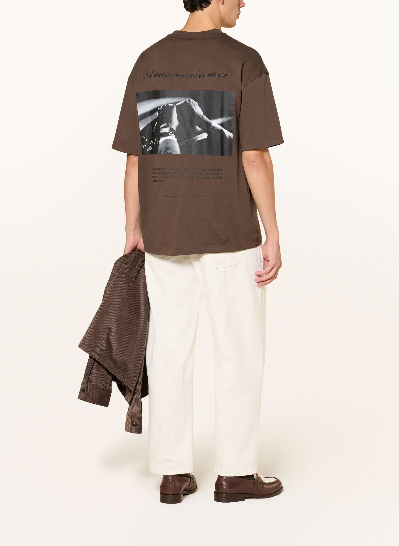 HUGO T-shirt DEVROLO: BRUIN