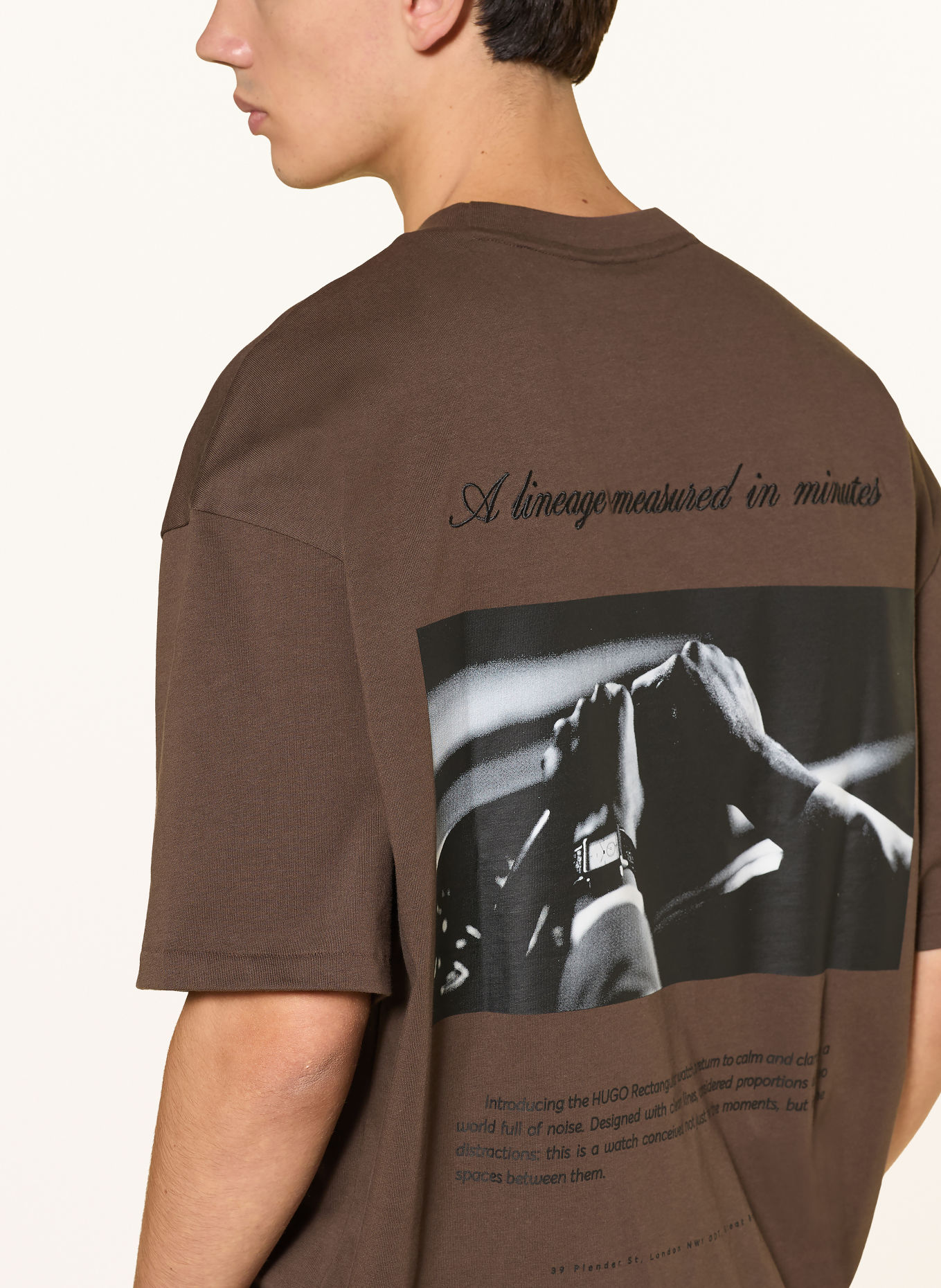HUGO T-shirt DEVROLO: BRUIN