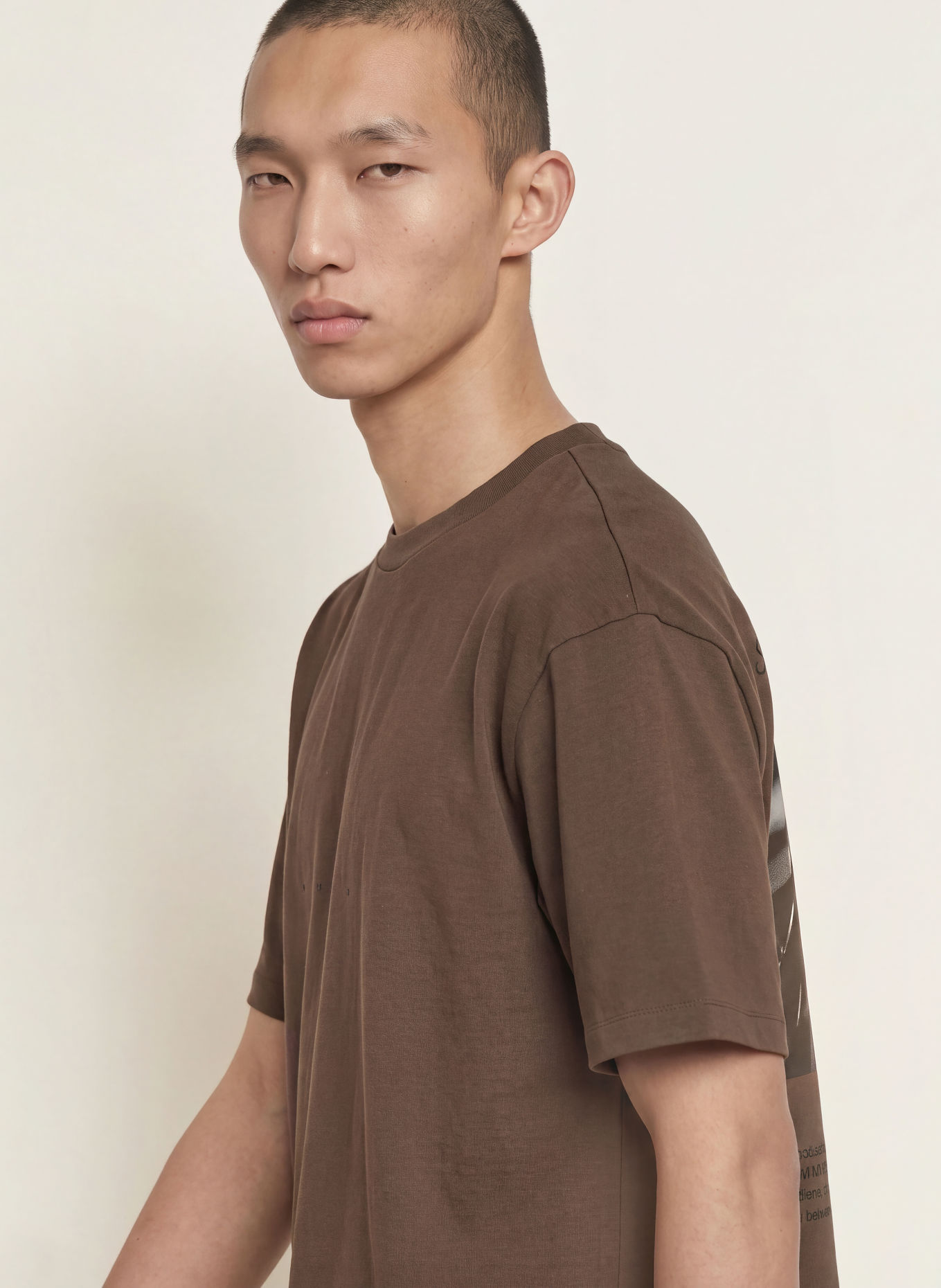 HUGO T-shirt DEVROLO: BRUIN
