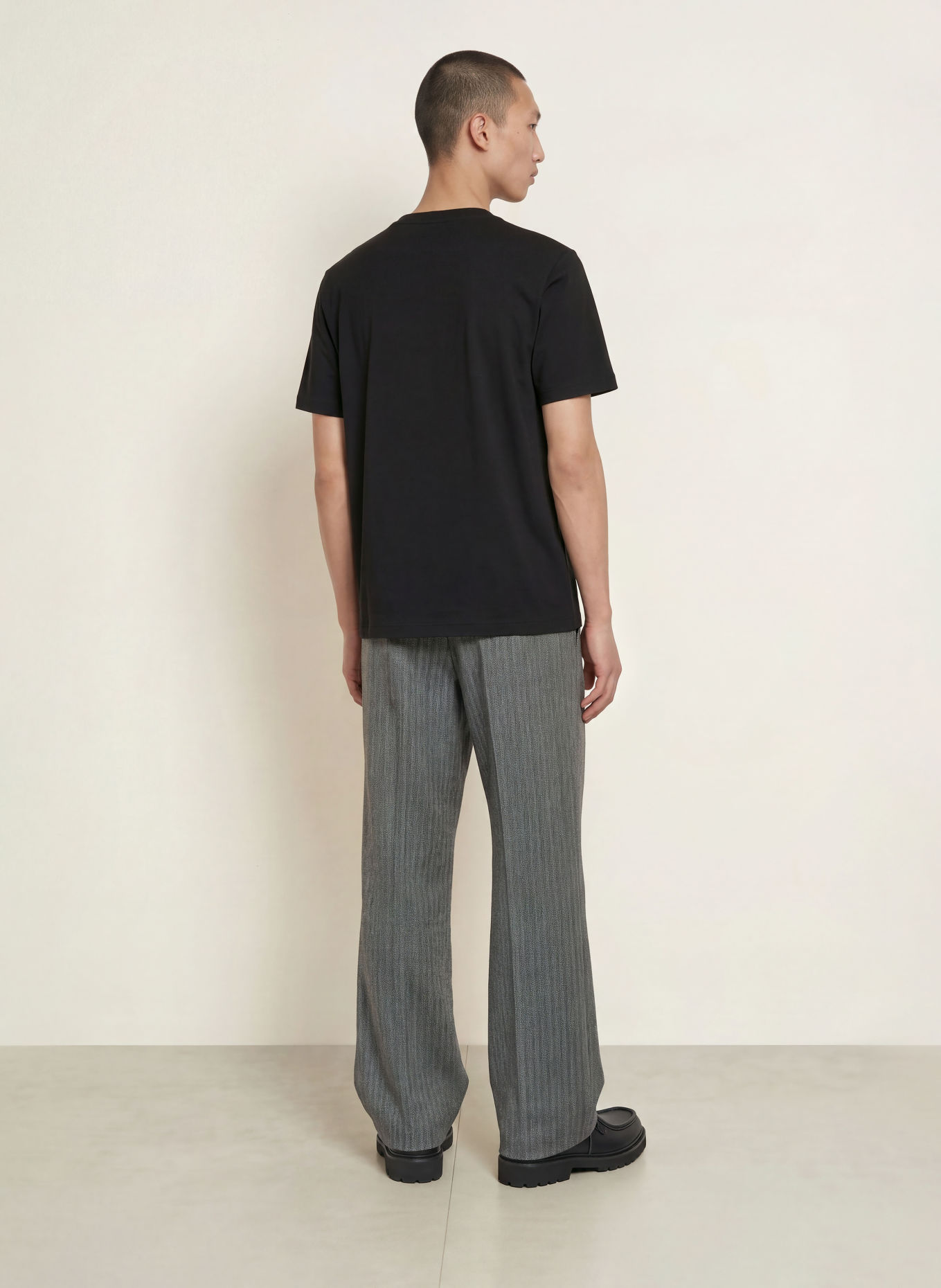 HUGO T-shirt DIKEMS: SVART / VIT