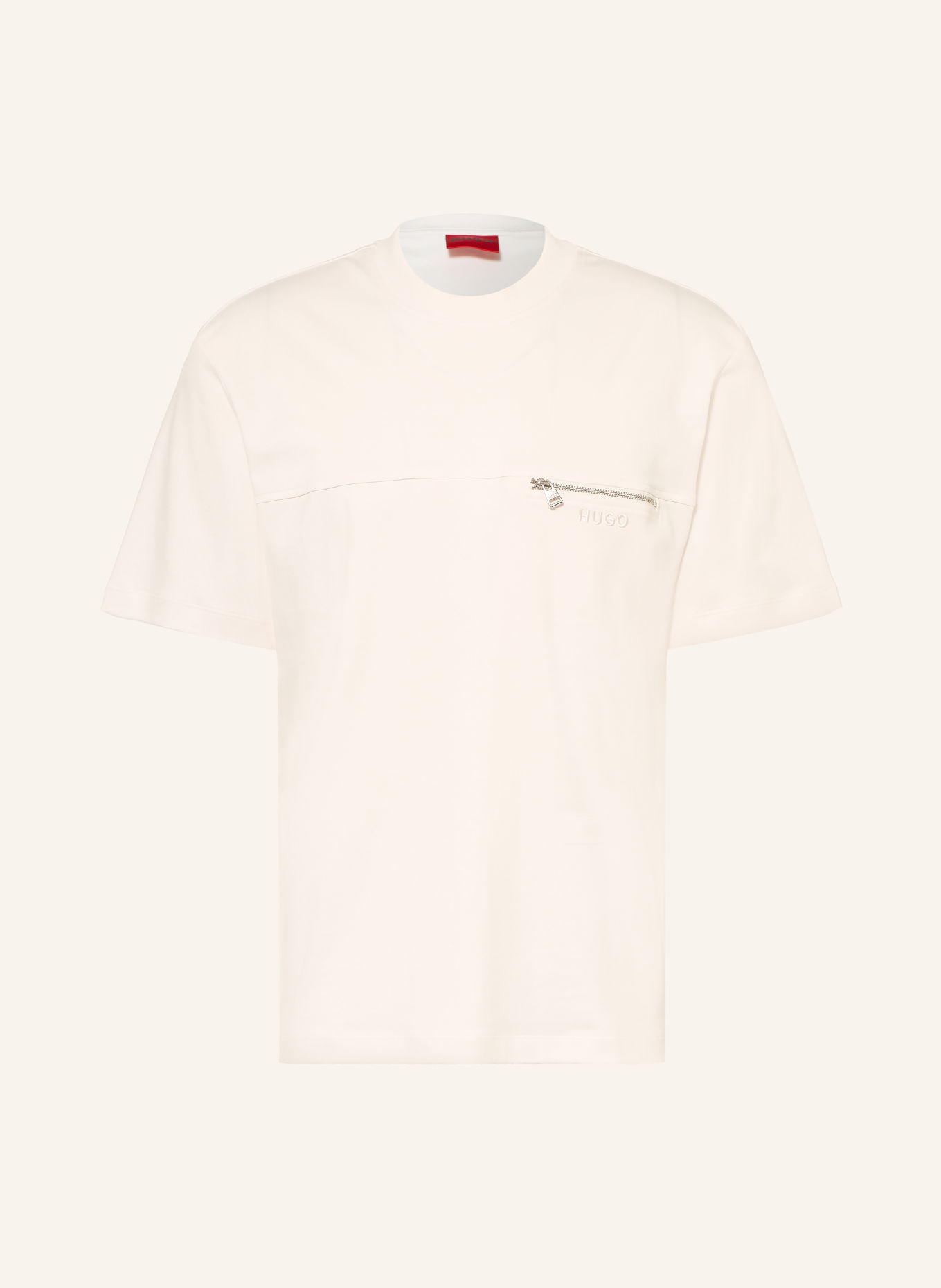 HUGO T-shirt DERENN: CRÈME
