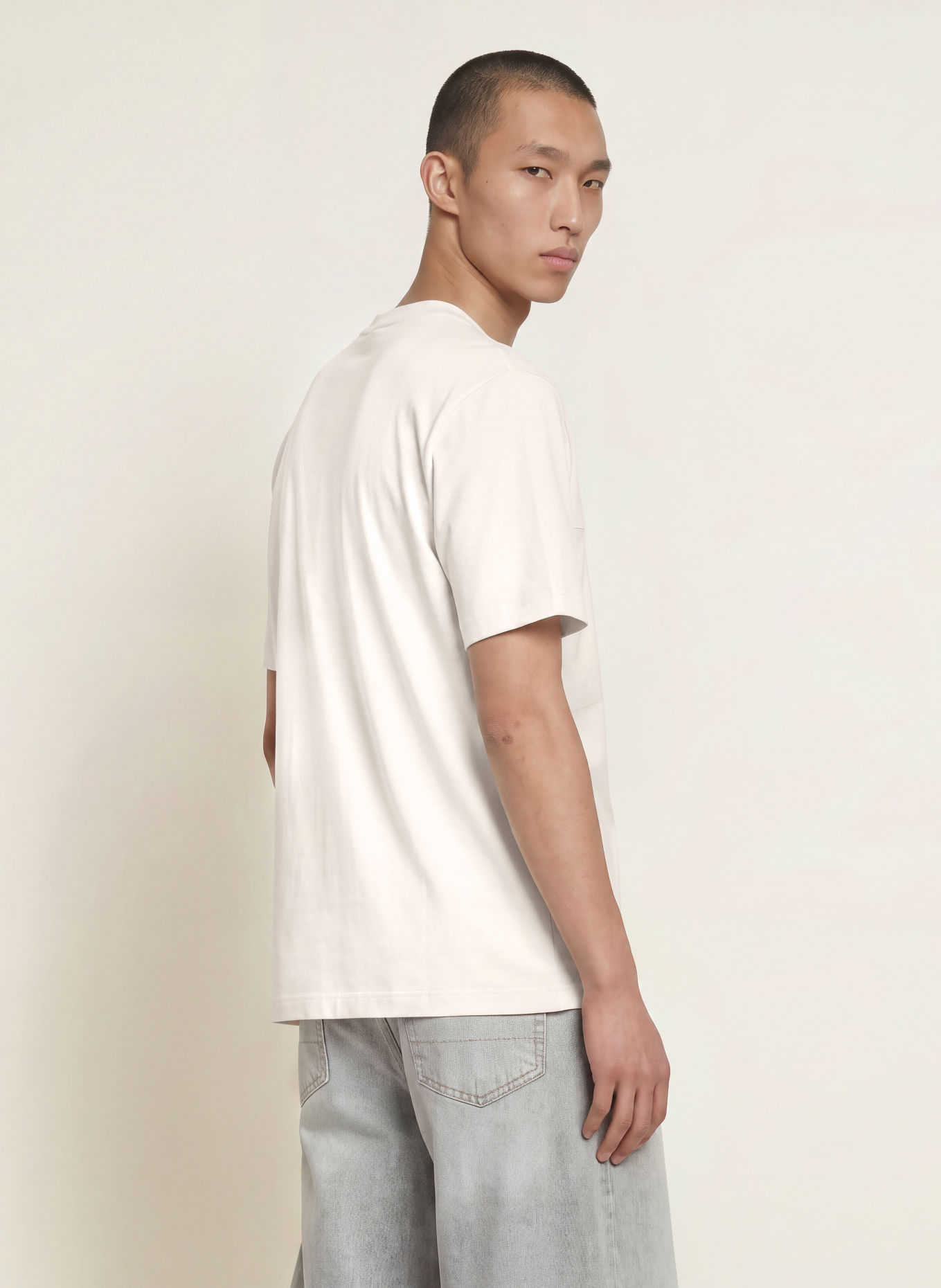 HUGO T-shirt DERENN: CRÈME