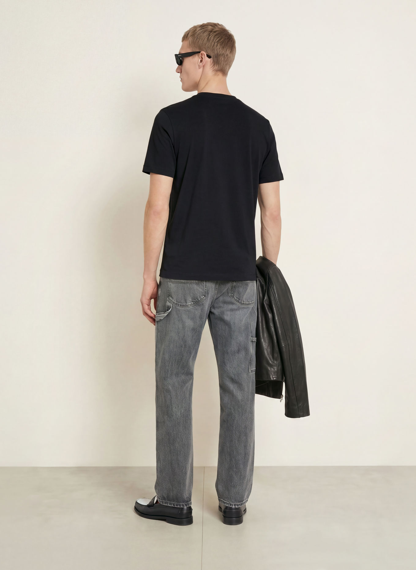 HUGO T-Shirt DAFFILO: SCHWARZ / BRAUN / WEISS