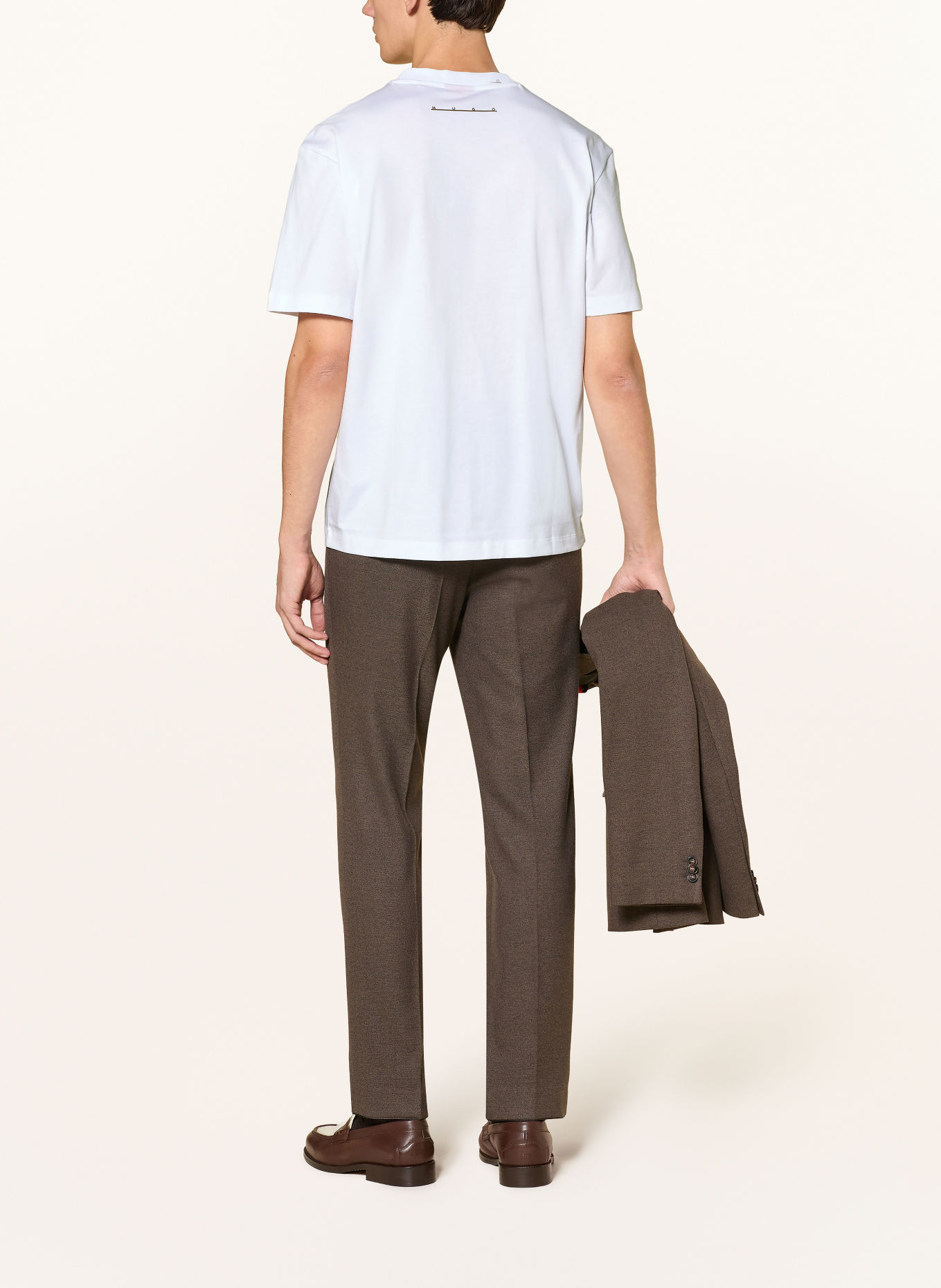 HUGO T-shirt DATRIK: BLANC