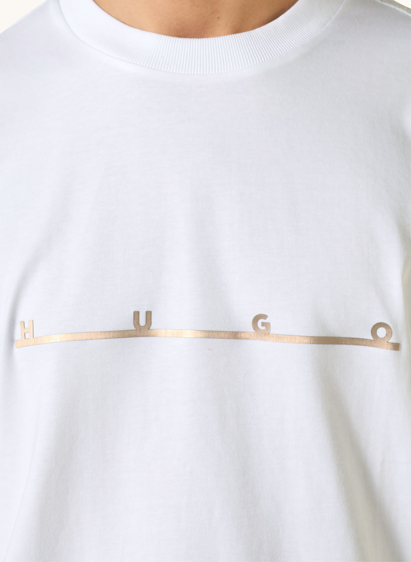 HUGO T-shirt DATRIK: BLANC