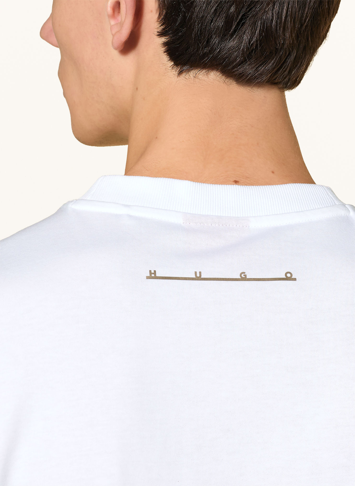HUGO T-shirt DATRIK: BLANC