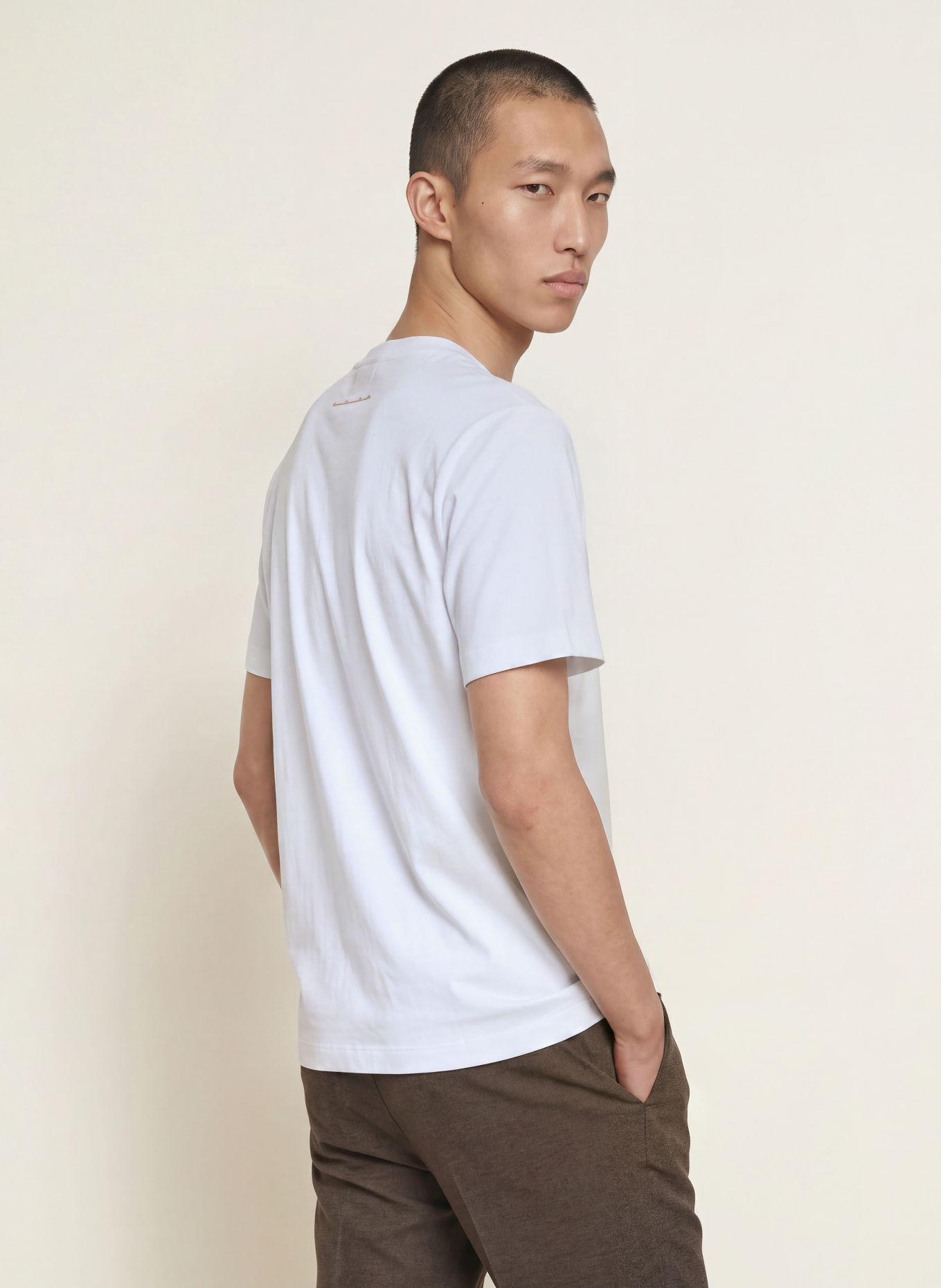 HUGO T-shirt DATRIK: BLANC