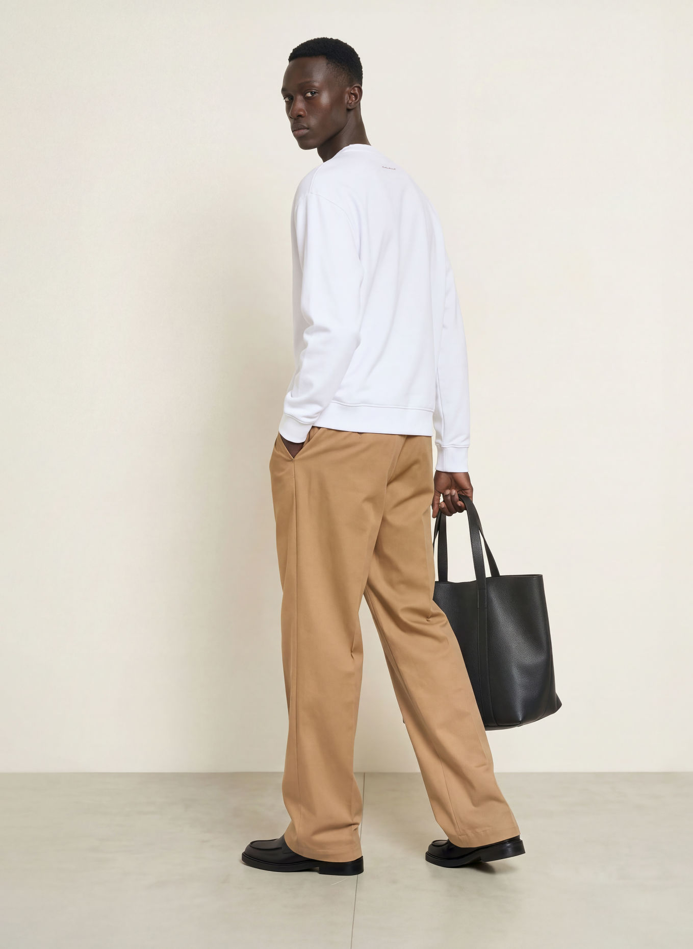 HUGO Sweatshirt DATRISWEAT: WIT