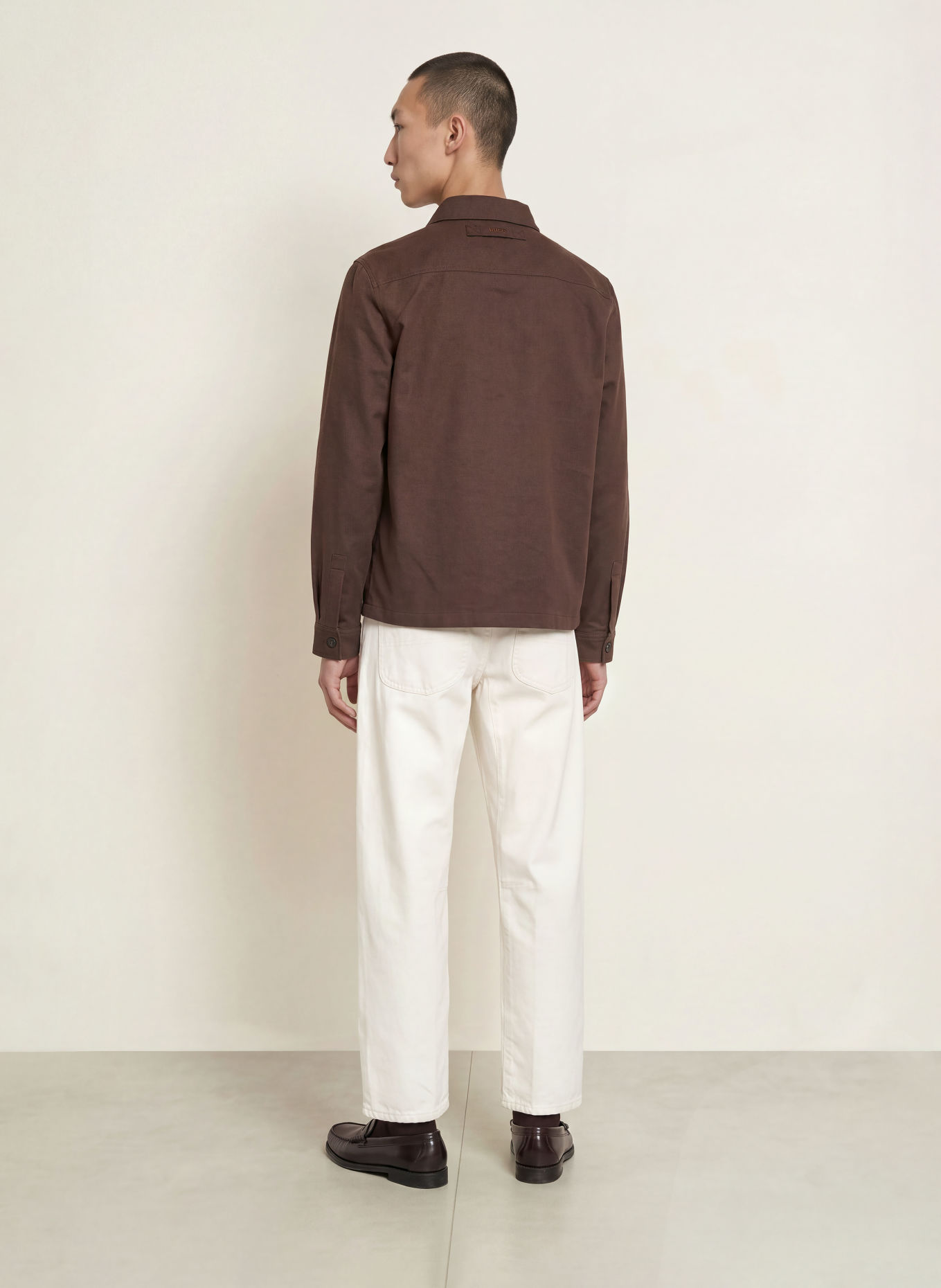 HUGO EVOLO Overshirt: BROWN