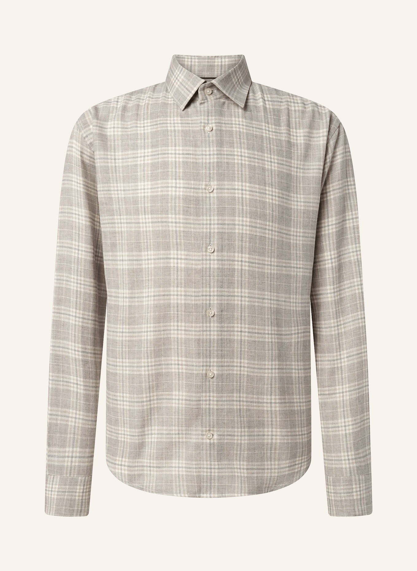 JOOP! Overhemd MILES Loose Fit: TAUPE / CAMEL / ECRU