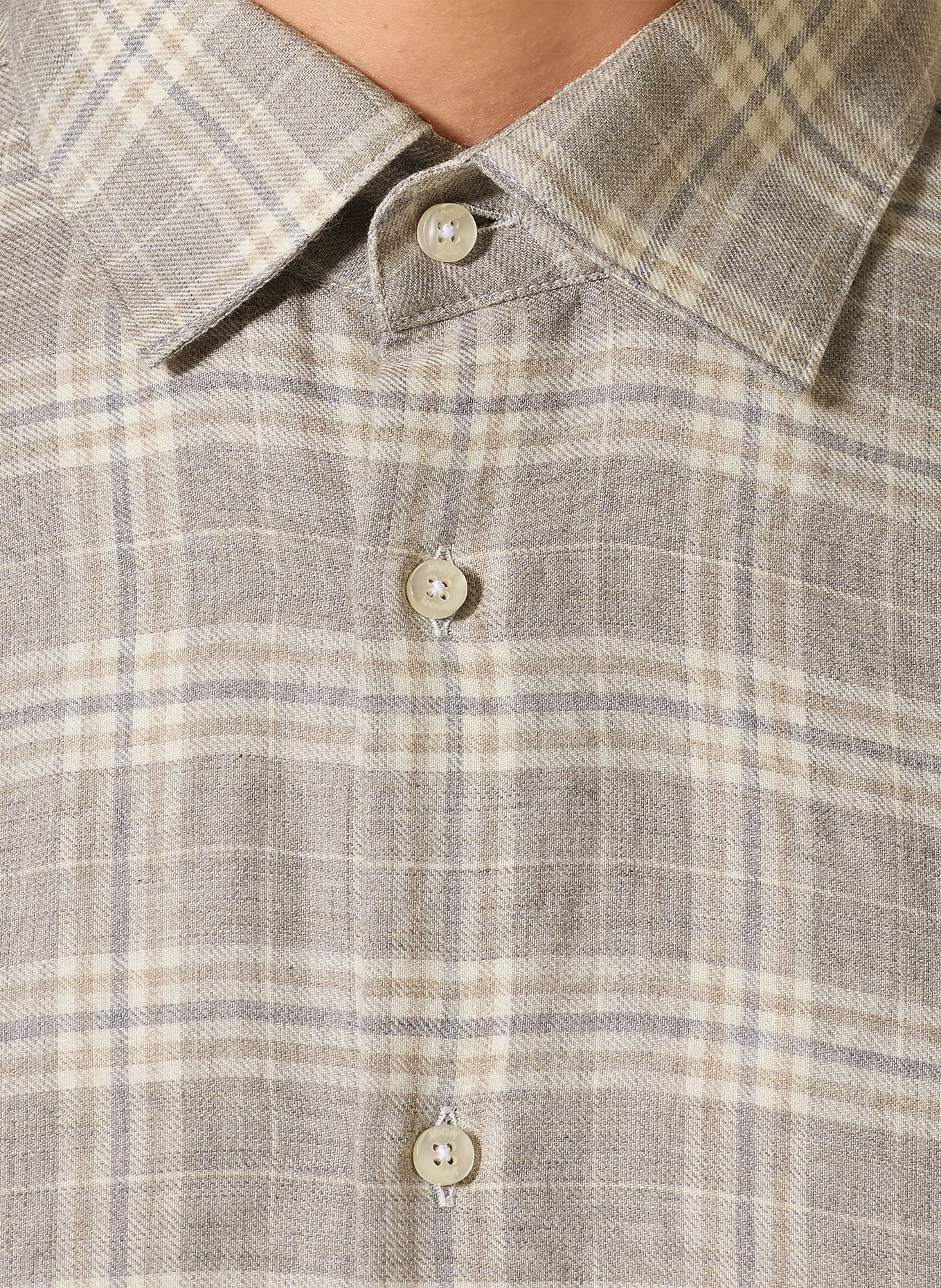 JOOP! Overhemd MILES Loose Fit: TAUPE / CAMEL / ECRU