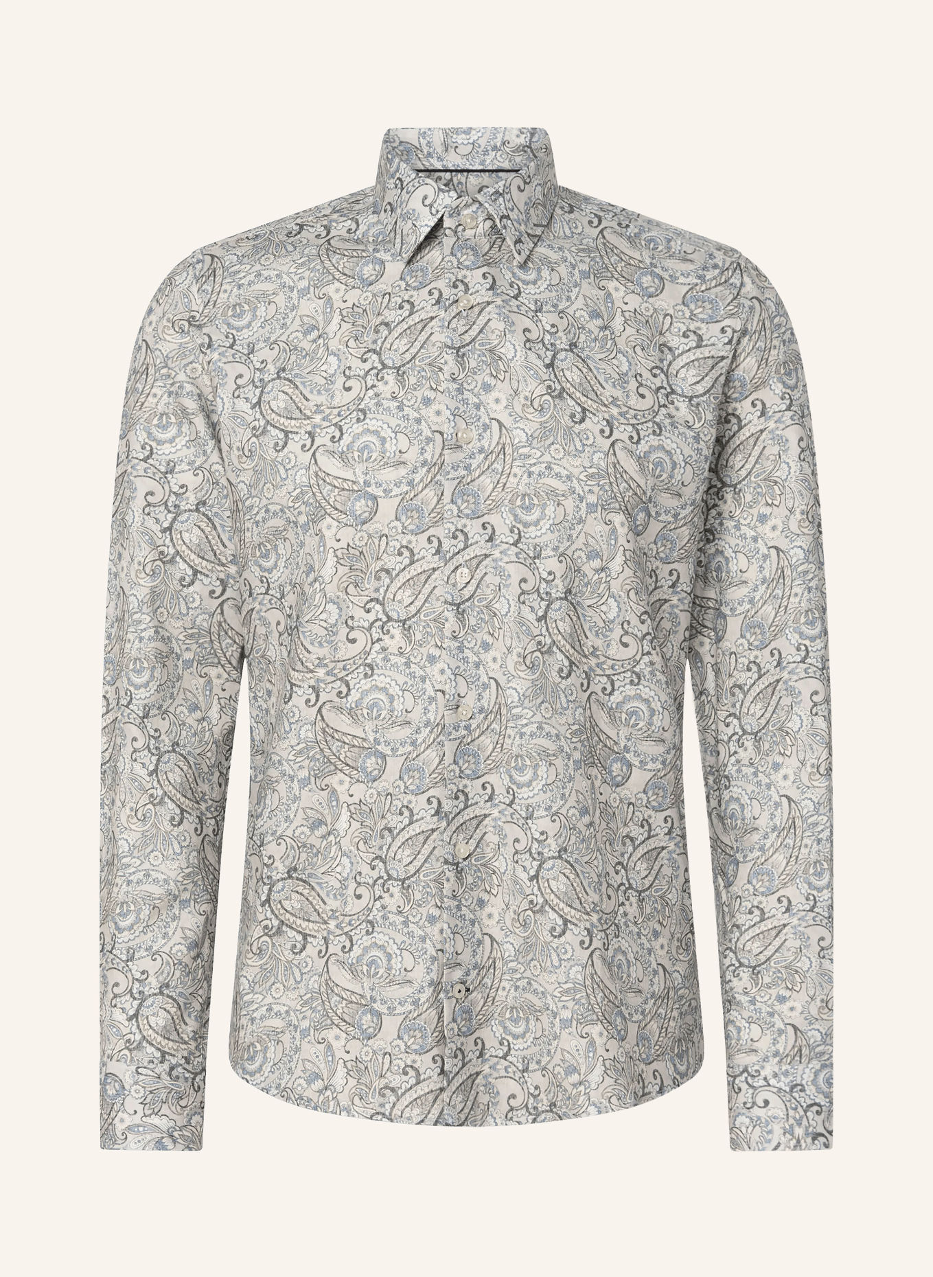 JOOP! Koszula PIO Slim Fit: SZARONIEBIESKI / ECRU / SZARY