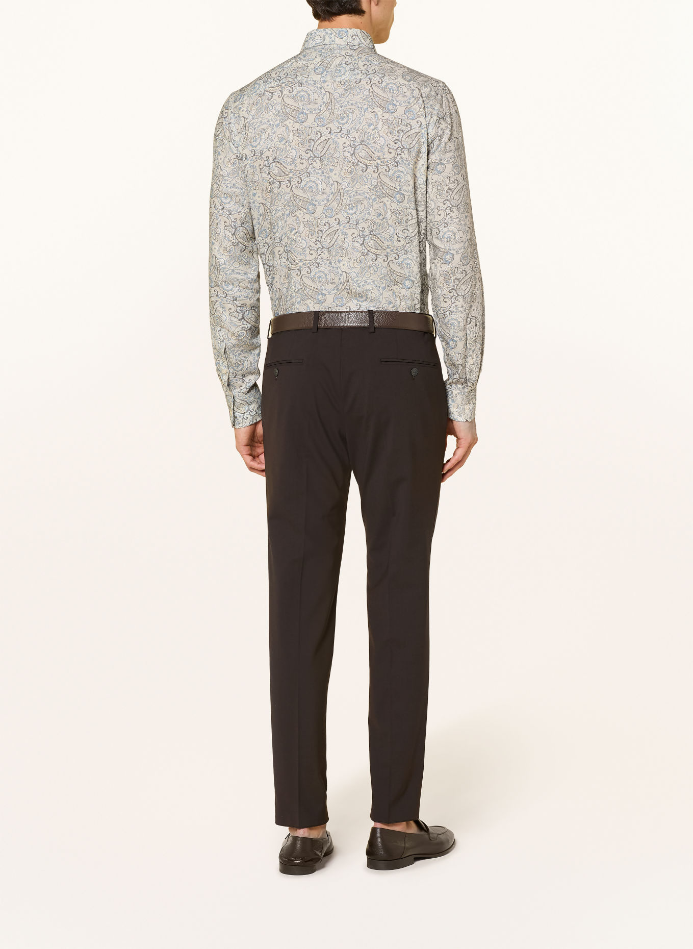 JOOP! Koszula PIO Slim Fit: SZARONIEBIESKI / ECRU / SZARY