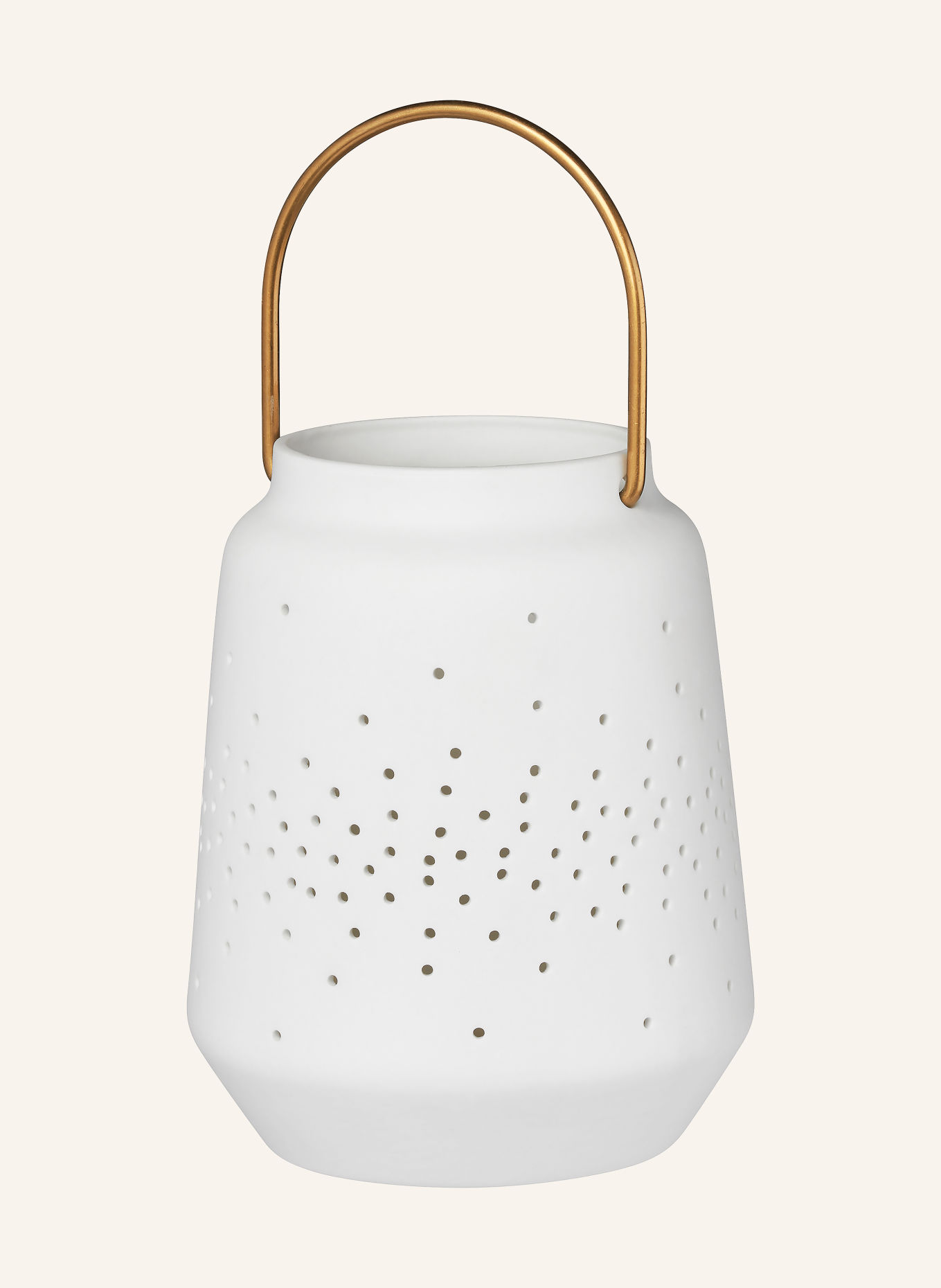 RÄDER Wind lantern: WHITE / GOLD