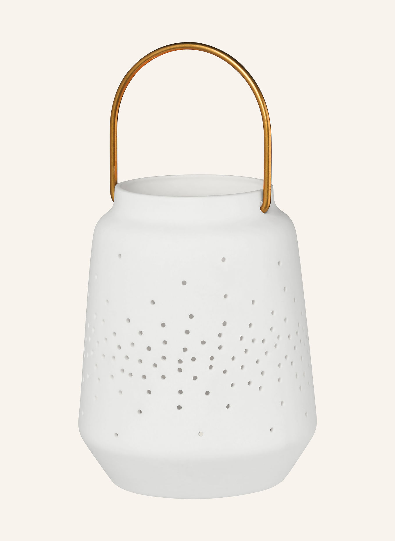 RÄDER Wind lantern: WHITE / GOLD