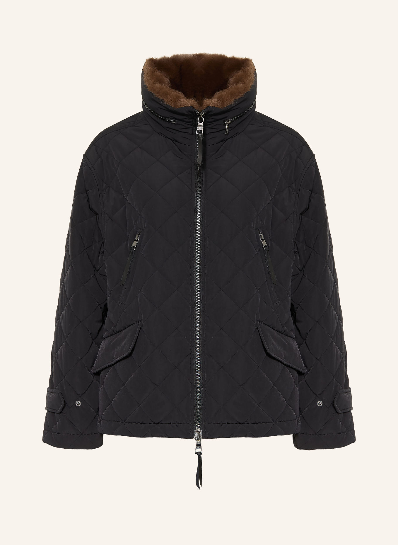 BLONDE No.8 Steppjacke HENRIKE: SCHWARZ / BRAUN