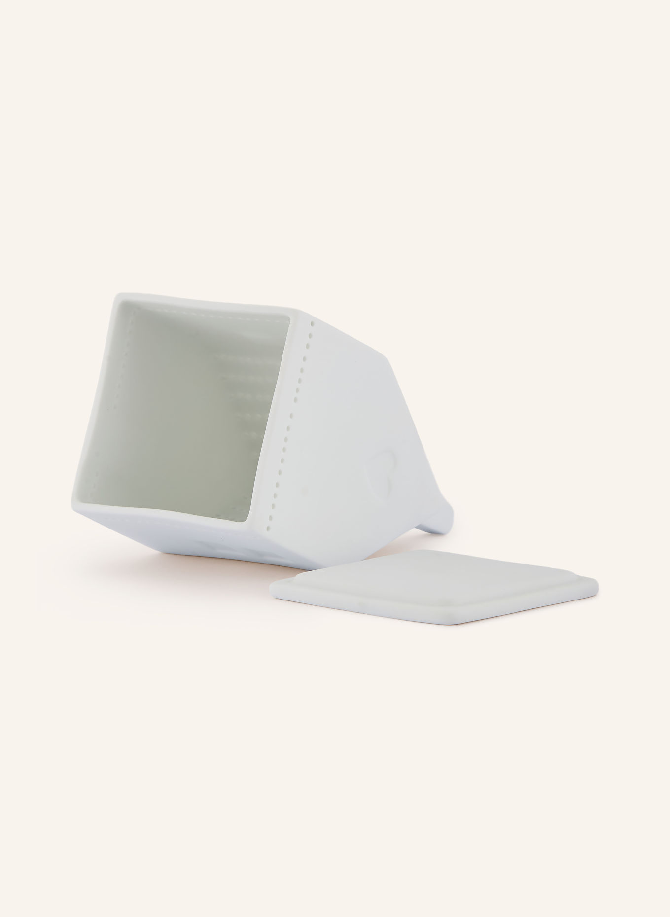 RÄDER LICHTHAUS HEART Tealight holder: WHITE