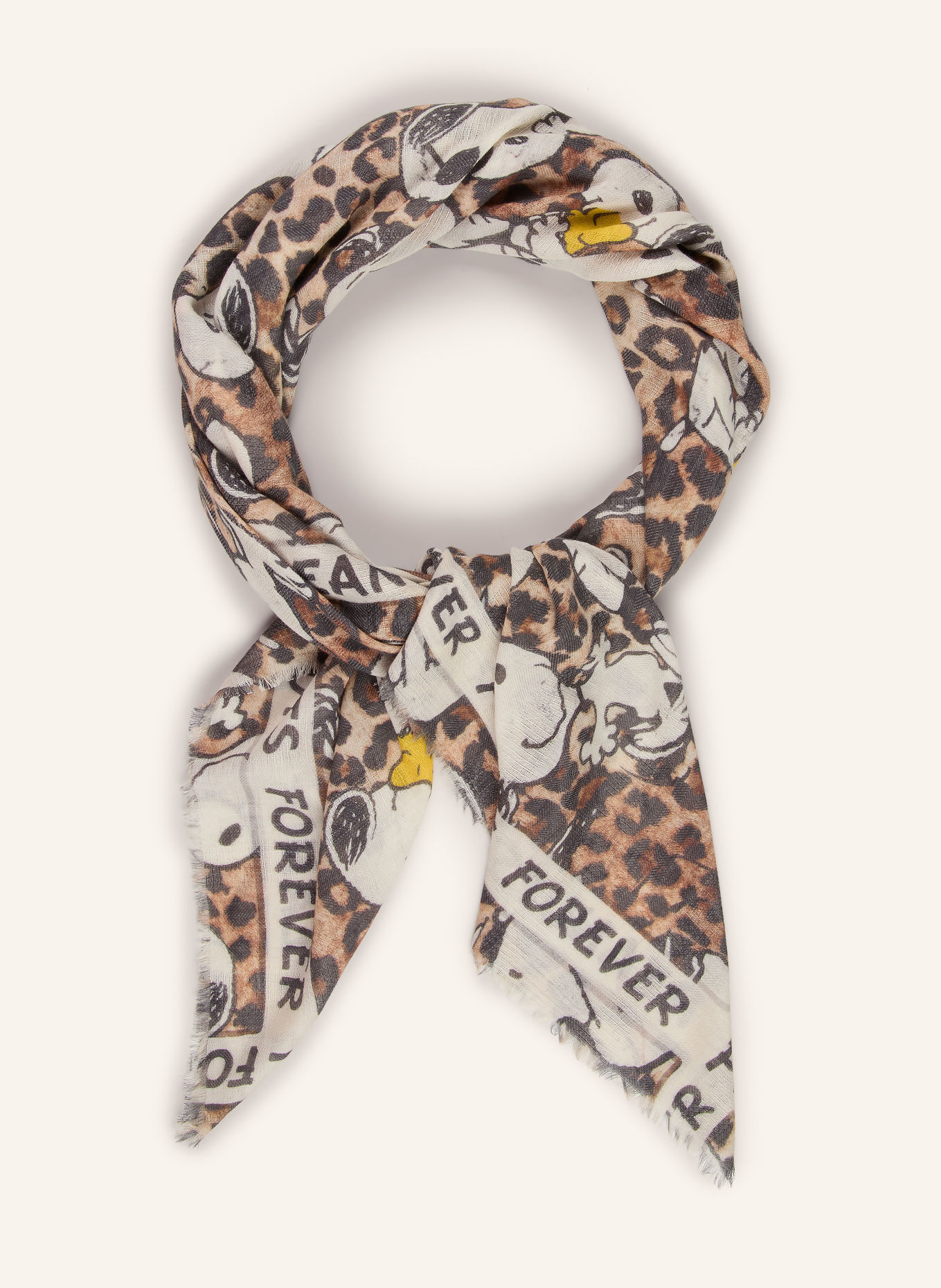 Princess GOES HOLLYWOOD Scarf: BROWN / BEIGE / WHITE