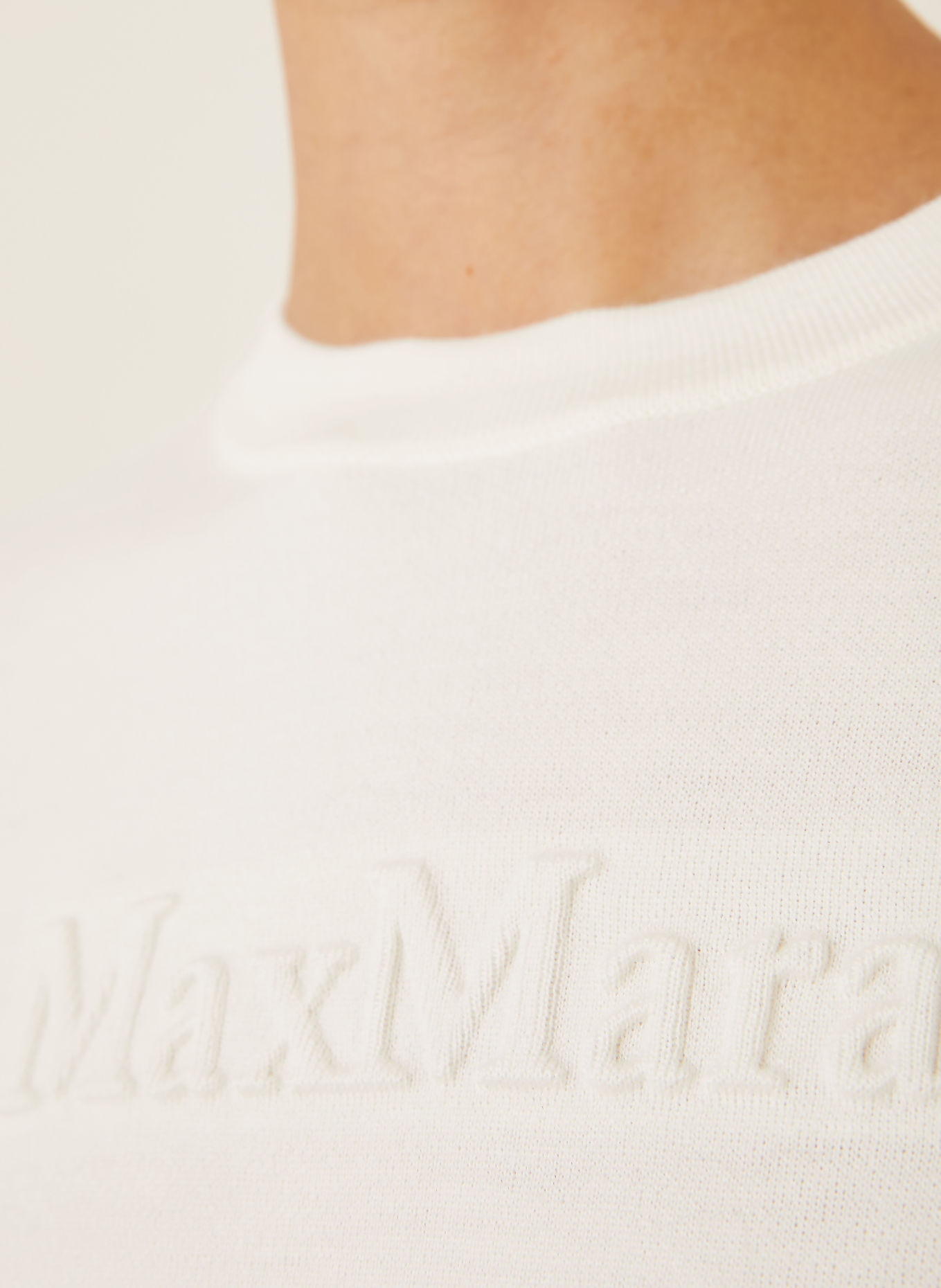 Max Mara Pullover MANTO: ECRU