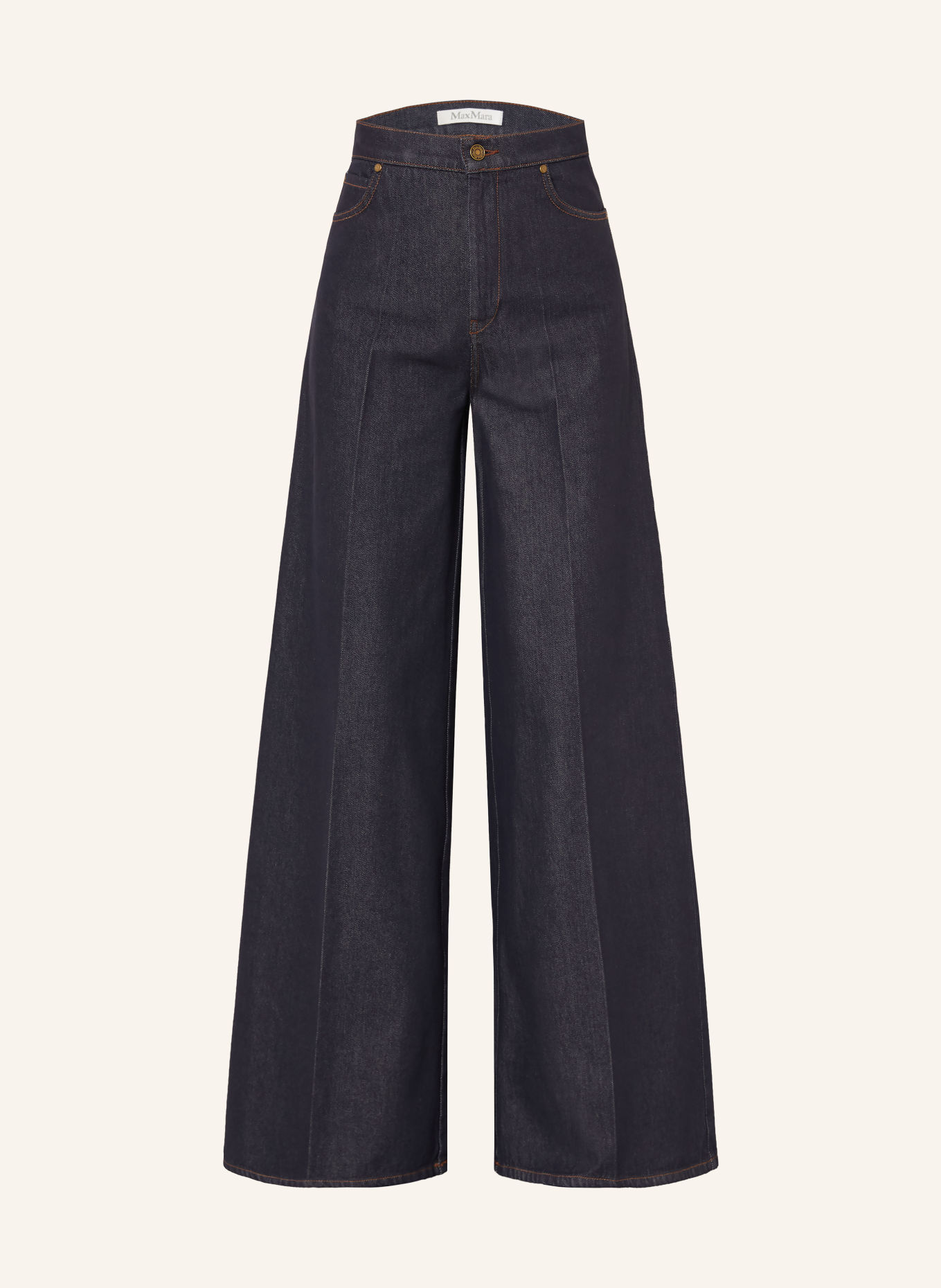 Max Mara Blugi cu croi larg QUATTO: 001 MIDNIGHTBLUE