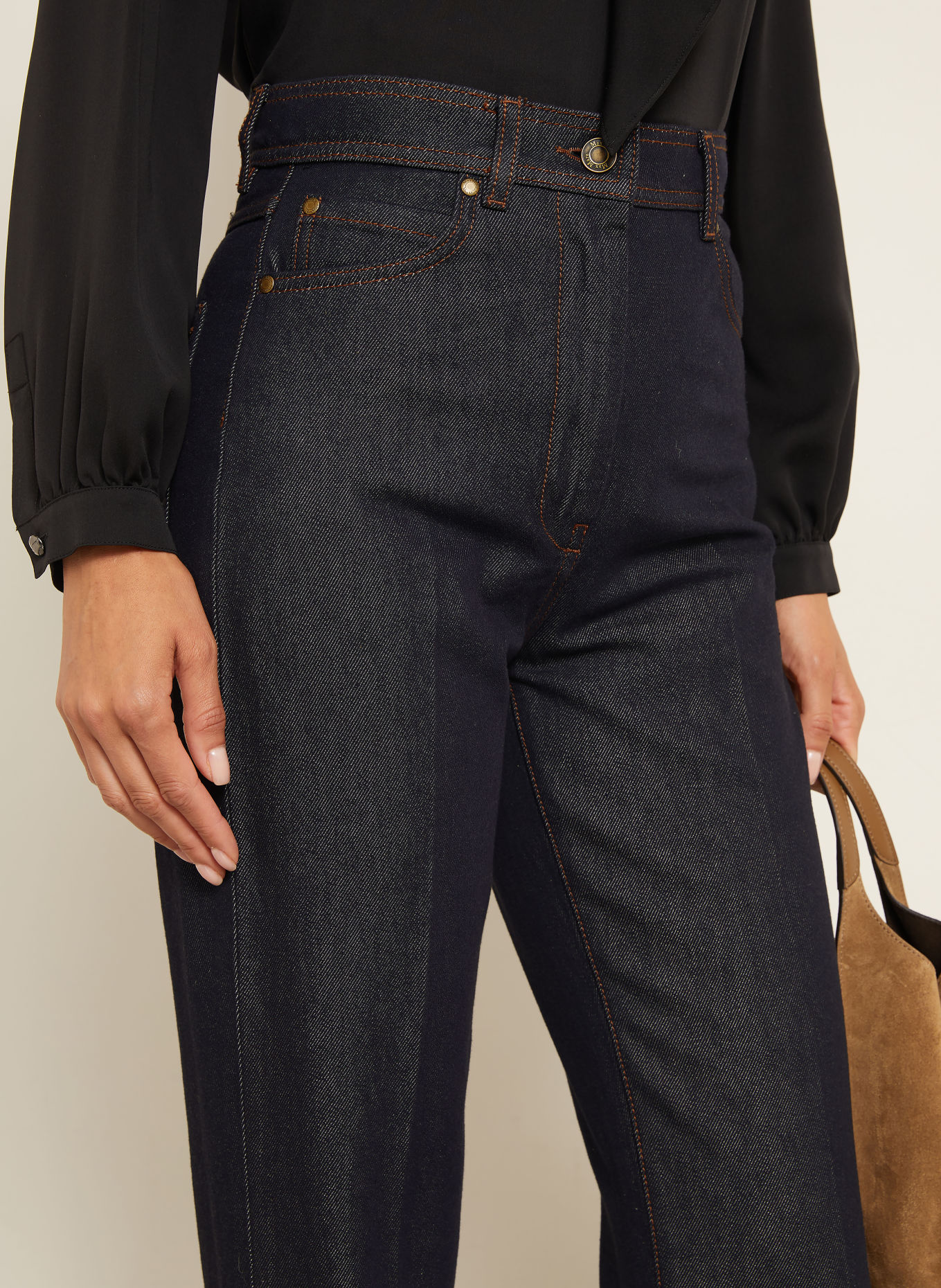Max Mara Straight Jeans ABBONO: 001 MIDNIGHTBLUE